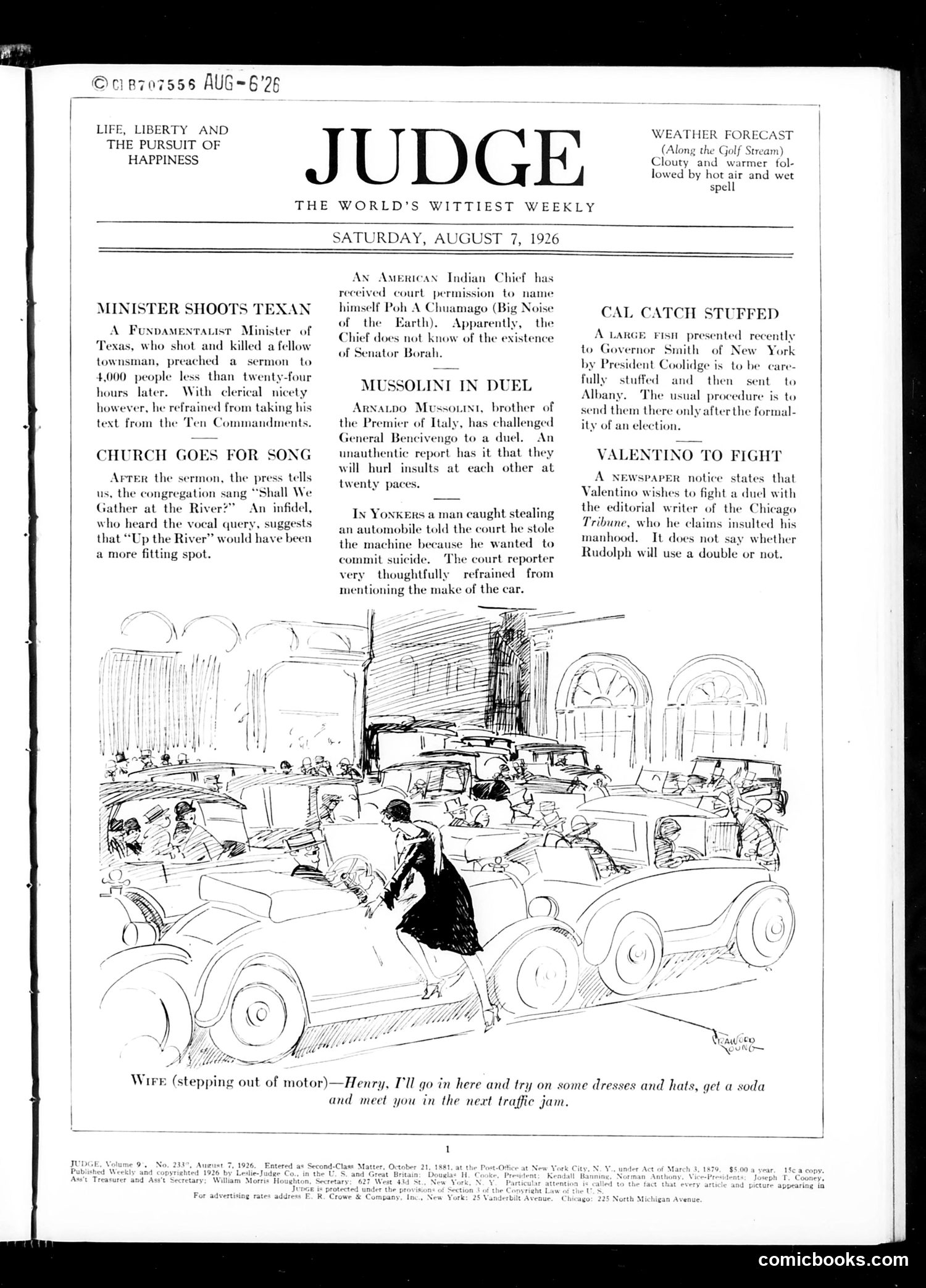 Judge — August 7, 1926 — page 3 of 36