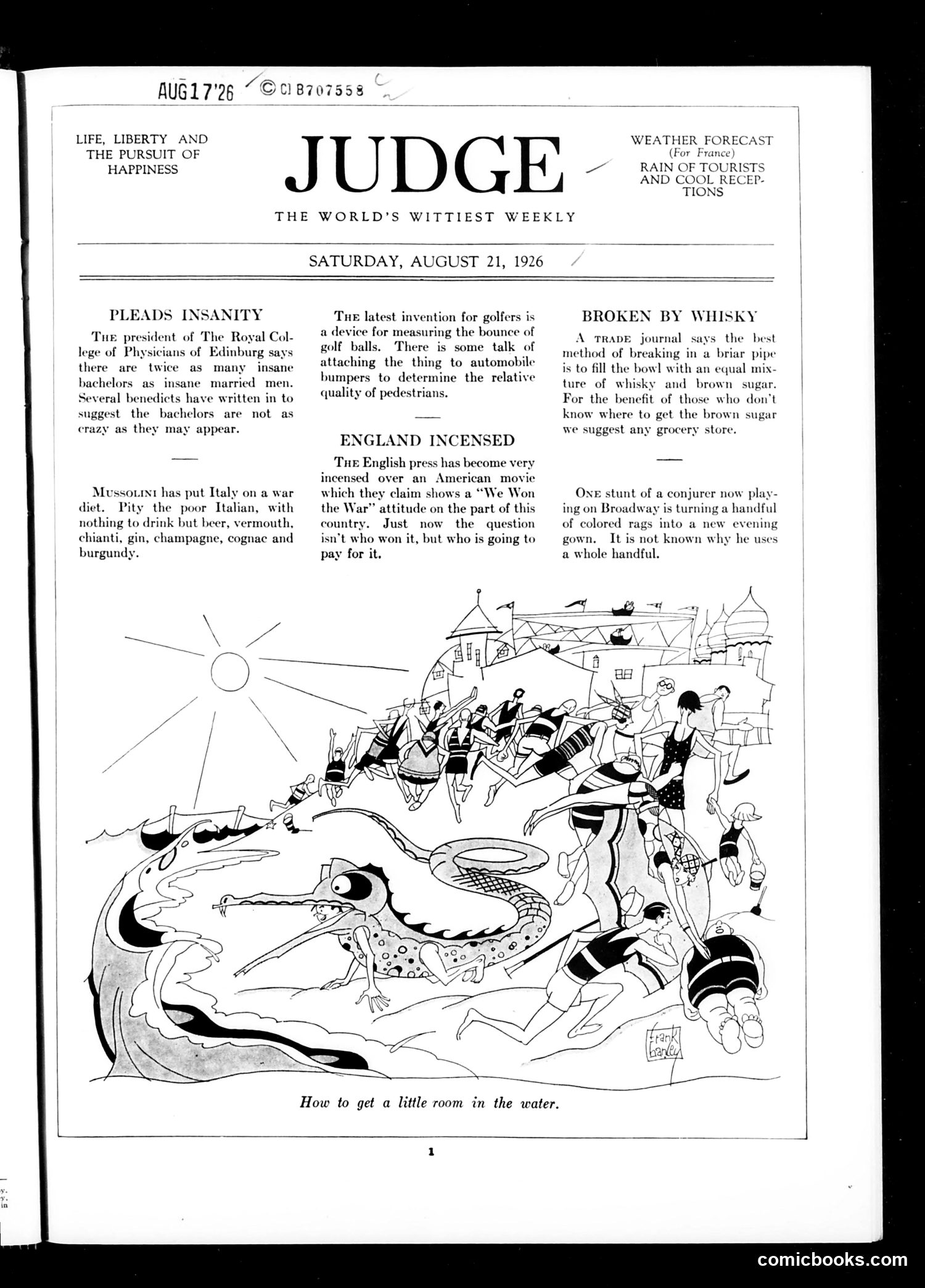 Judge — August 21, 1926 — page 3 of 36