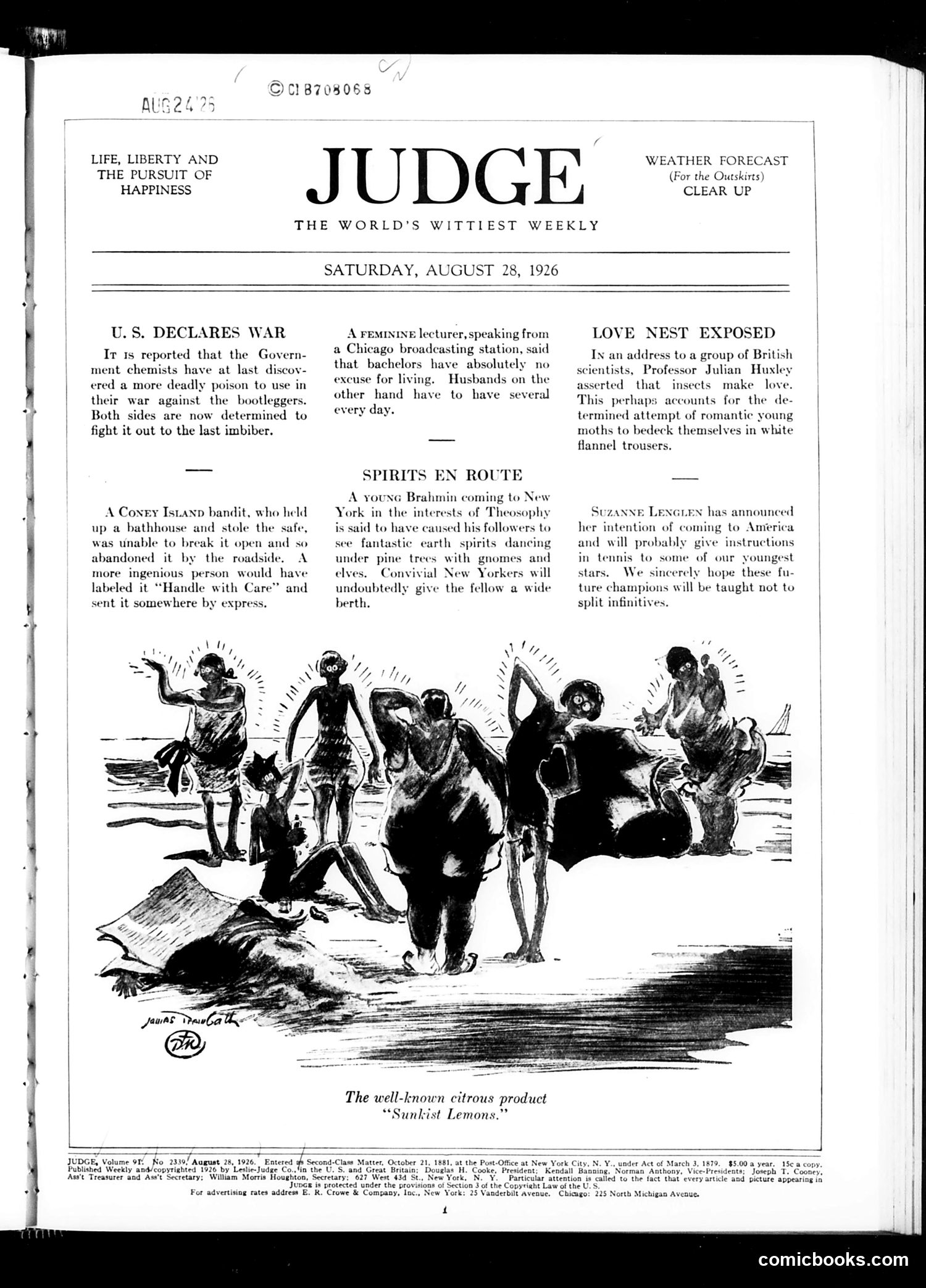 Judge — August 28, 1926 — page 3 of 36