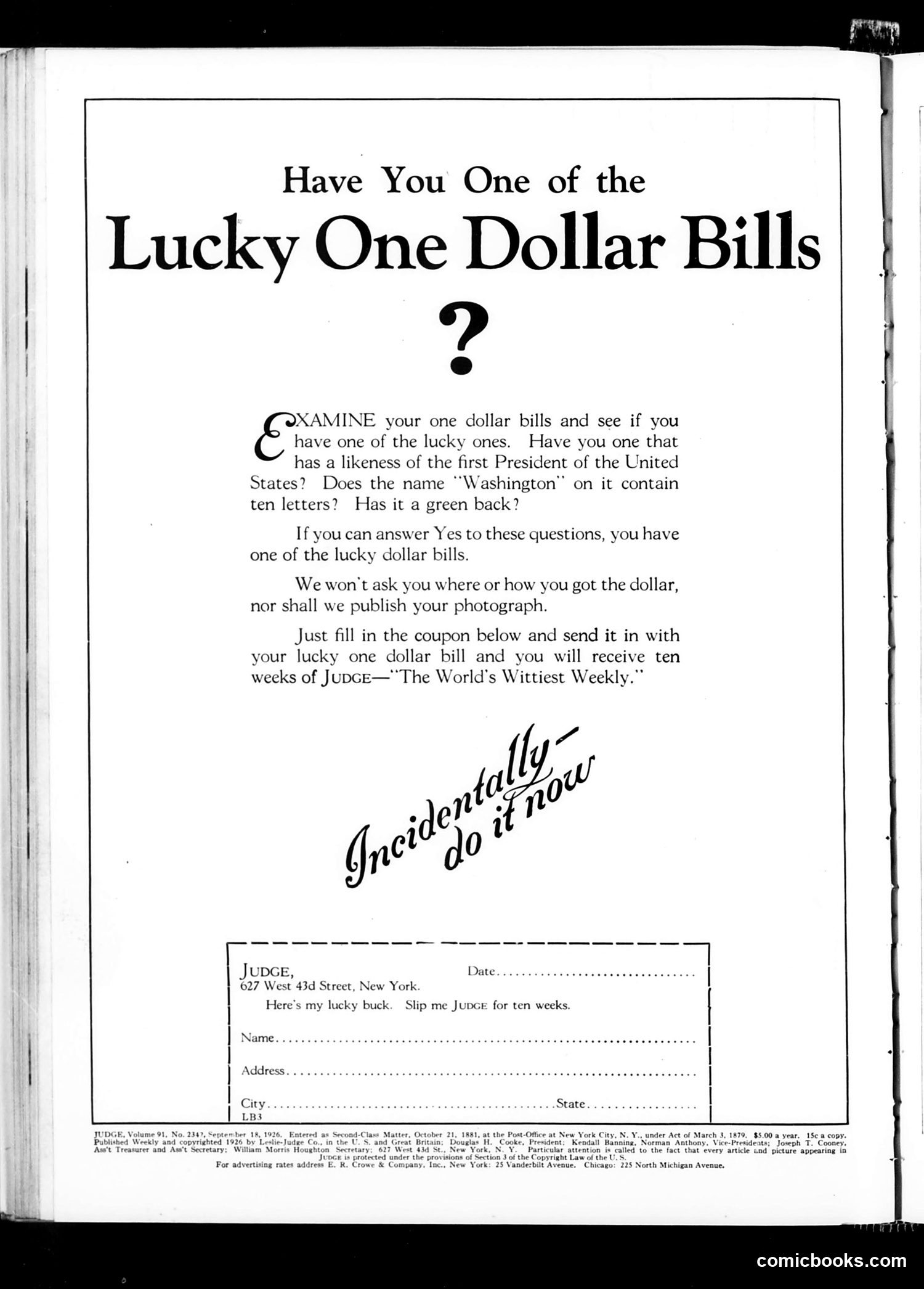 Judge — September 18, 1926 — page 2 of 36