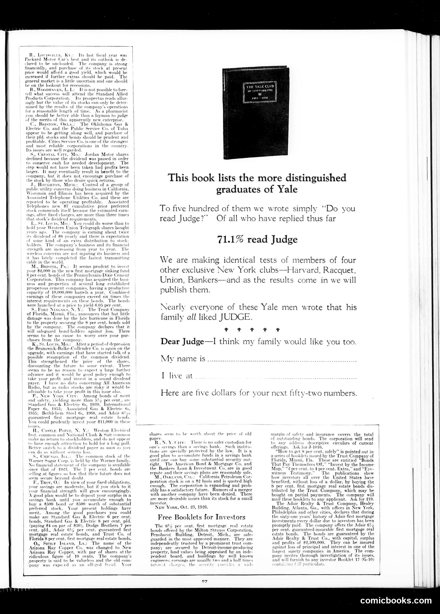 Judge — October 30, 1926 — page 29 of 36