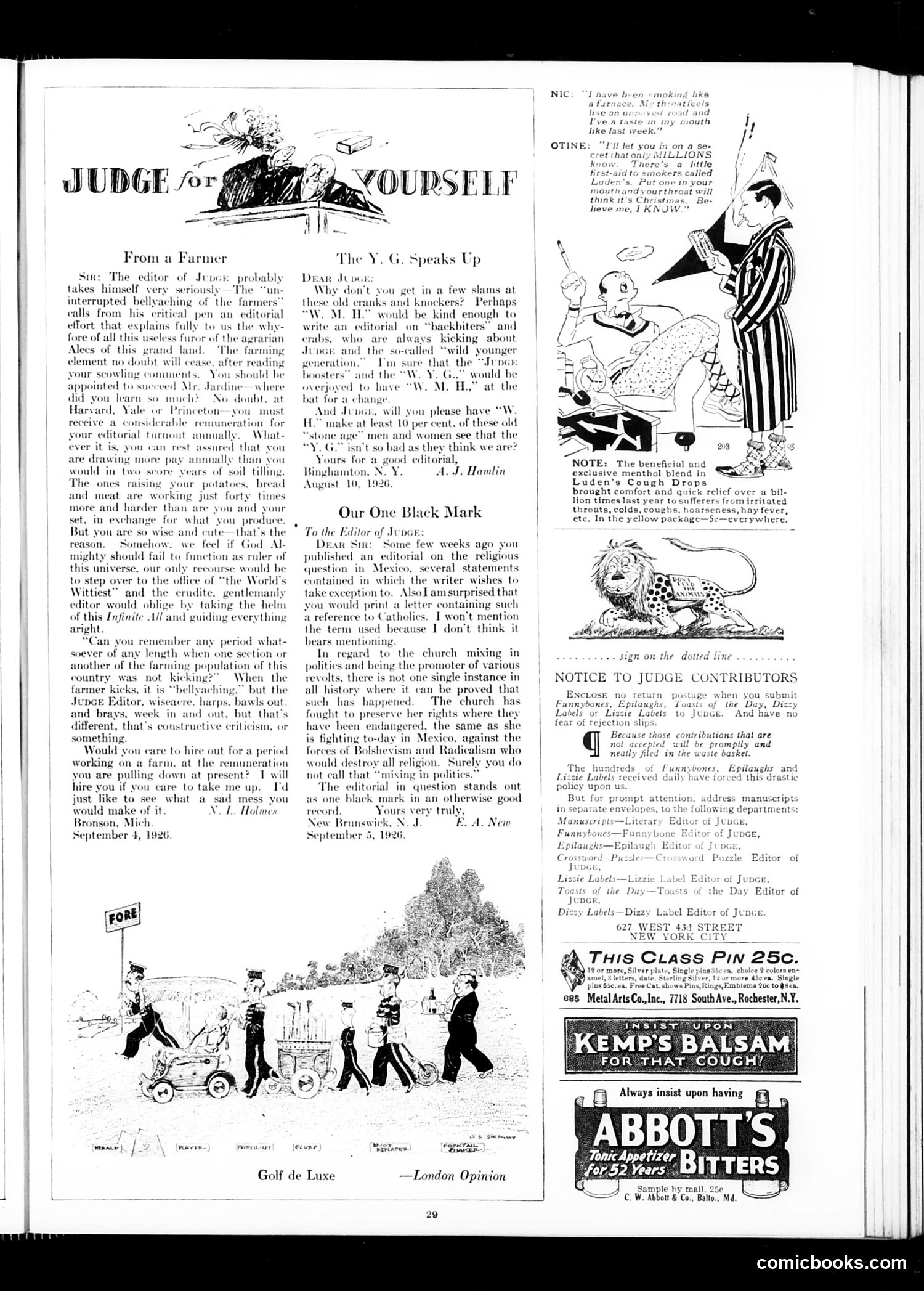 Judge — October 30, 1926 — page 31 of 36