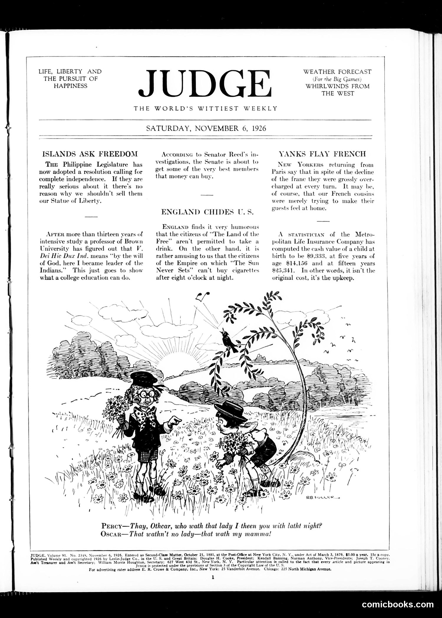 Judge — November 6, 1926 — page 3 of 36