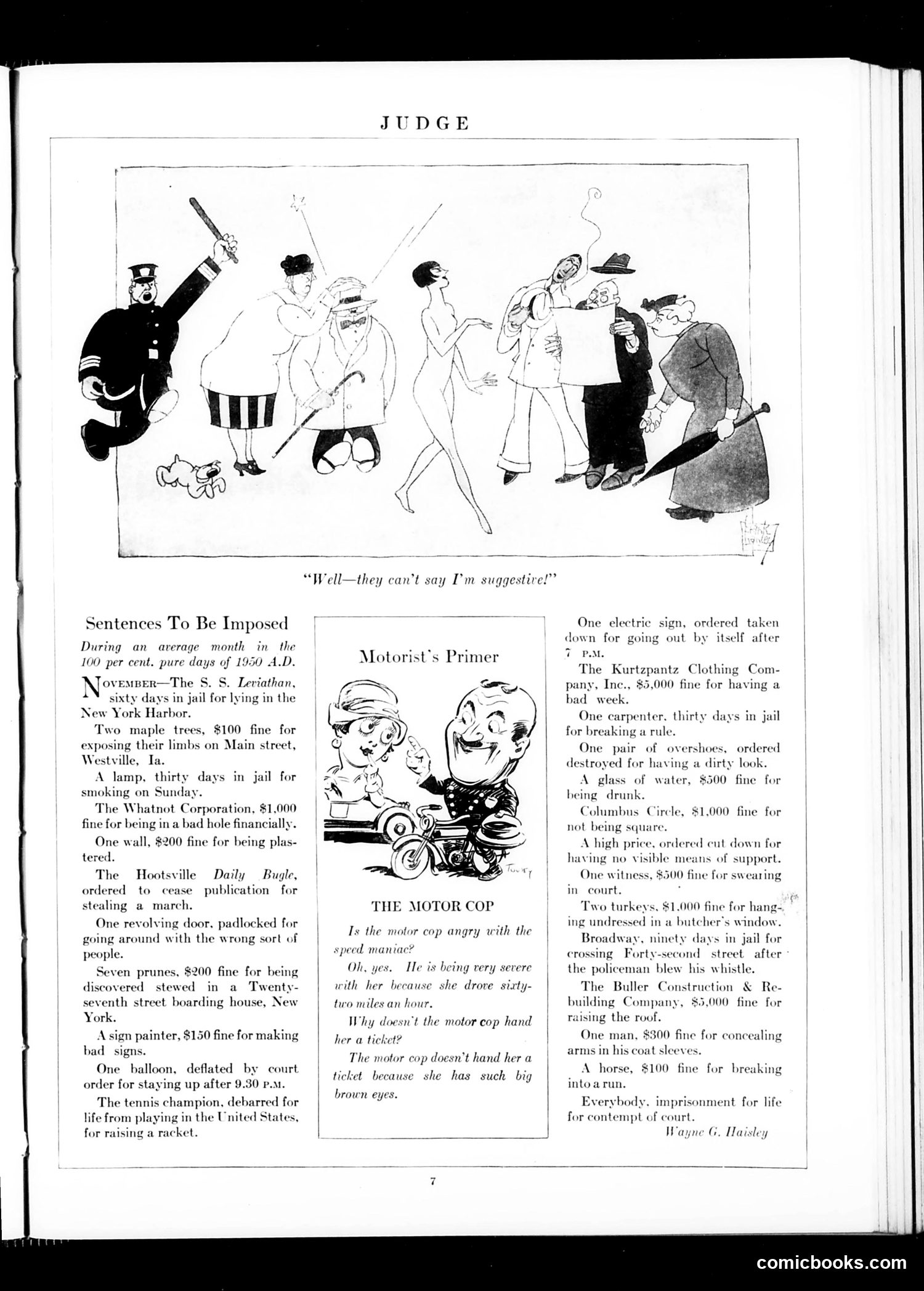 Judge — November 6, 1926 — page 9 of 36