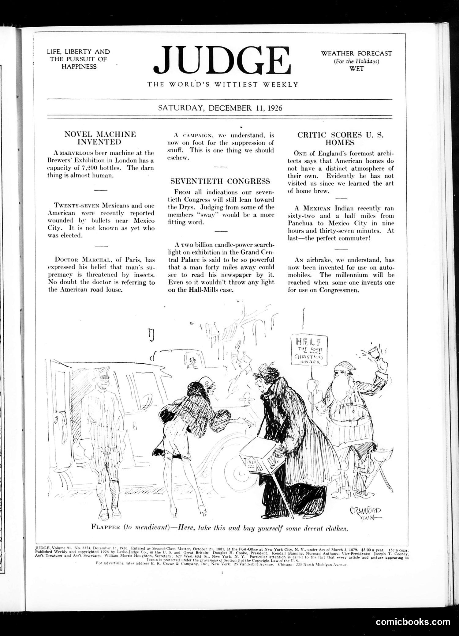 Judge — December 11, 1926 — page 3 of 36