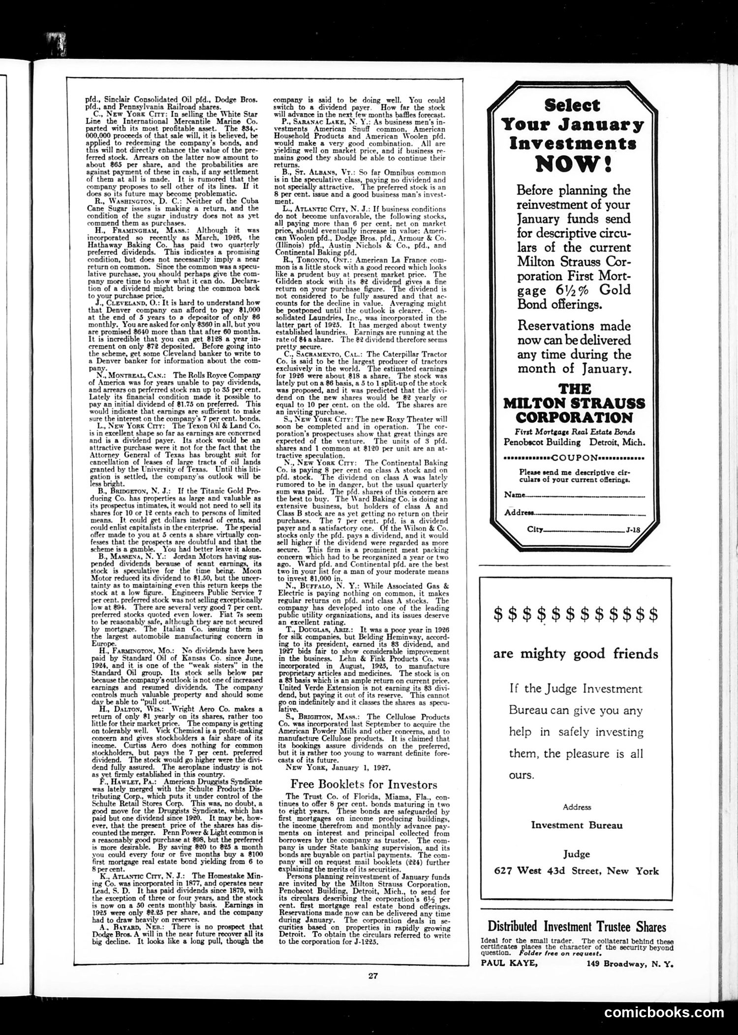 Judge — January 8, 1927 — page 29 of 36