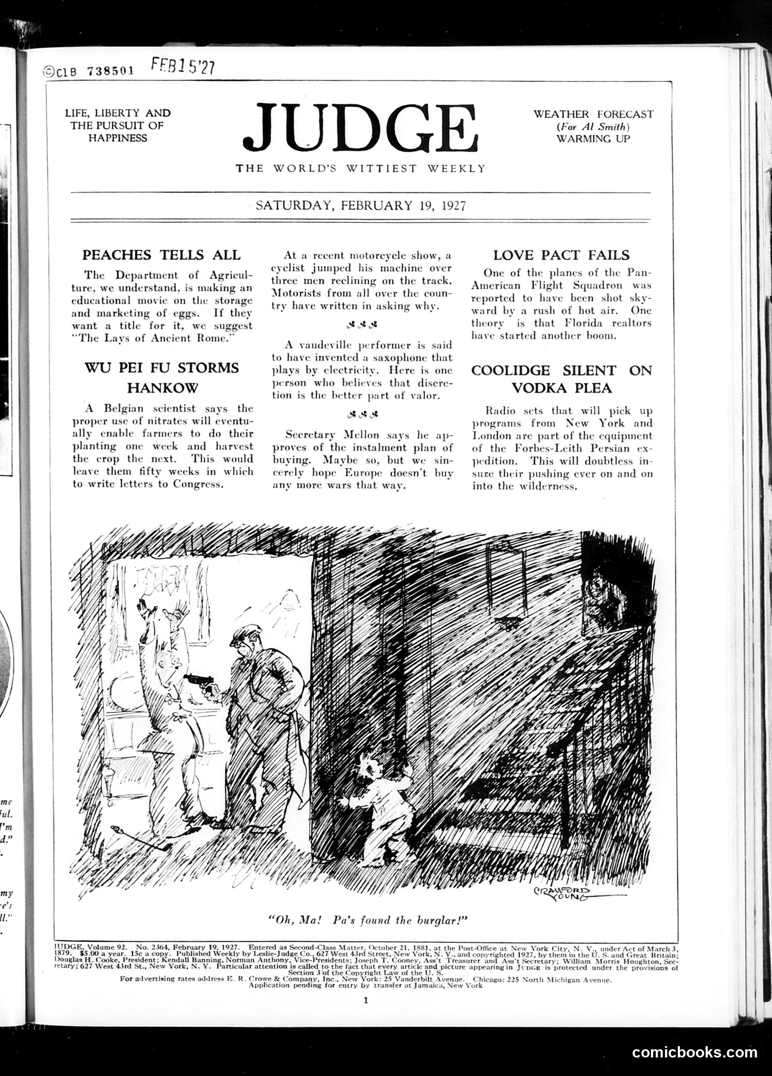 Judge — February 19, 1927 — page 3 of 36