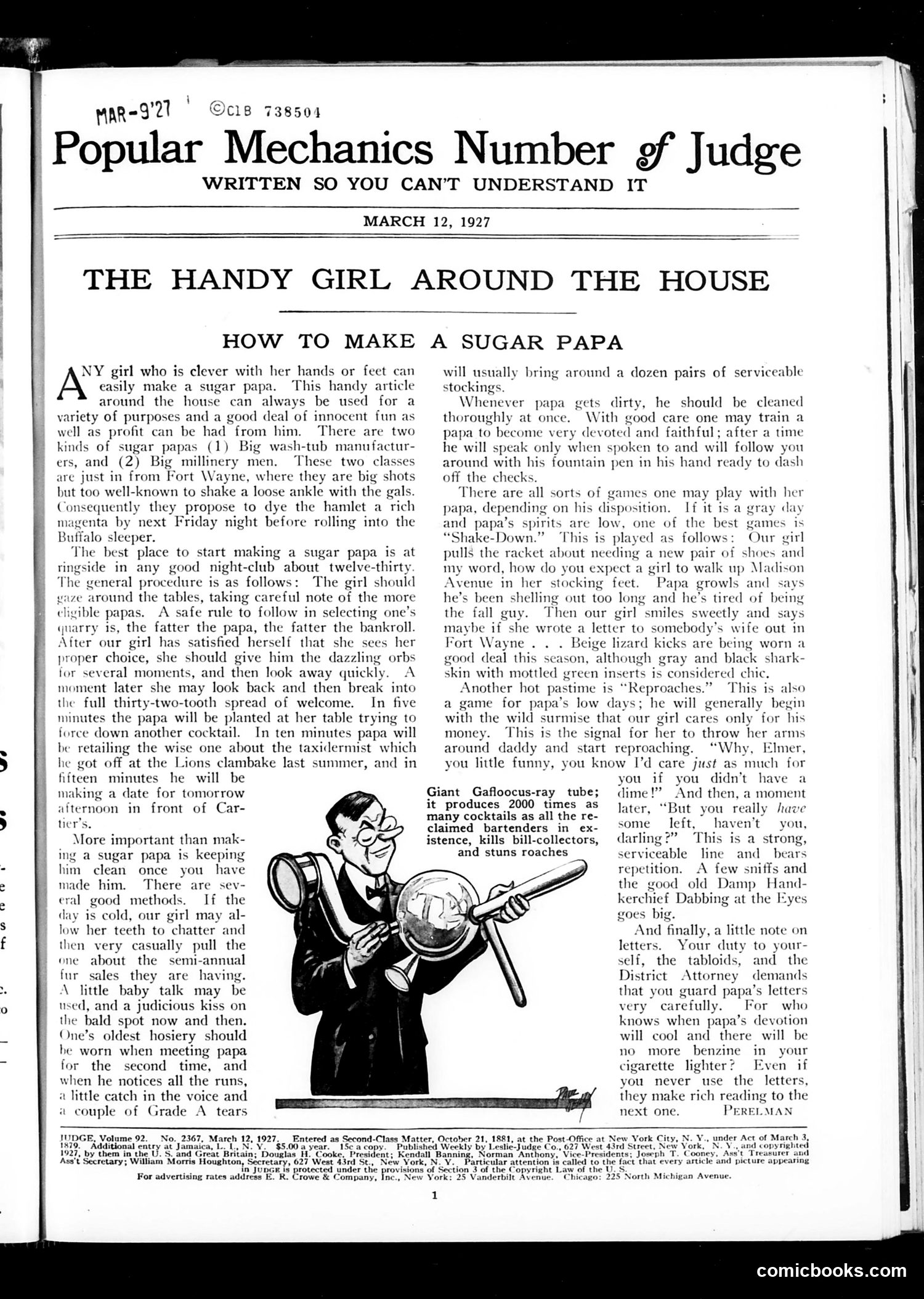 Judge — March 12, 1927 — page 3 of 36