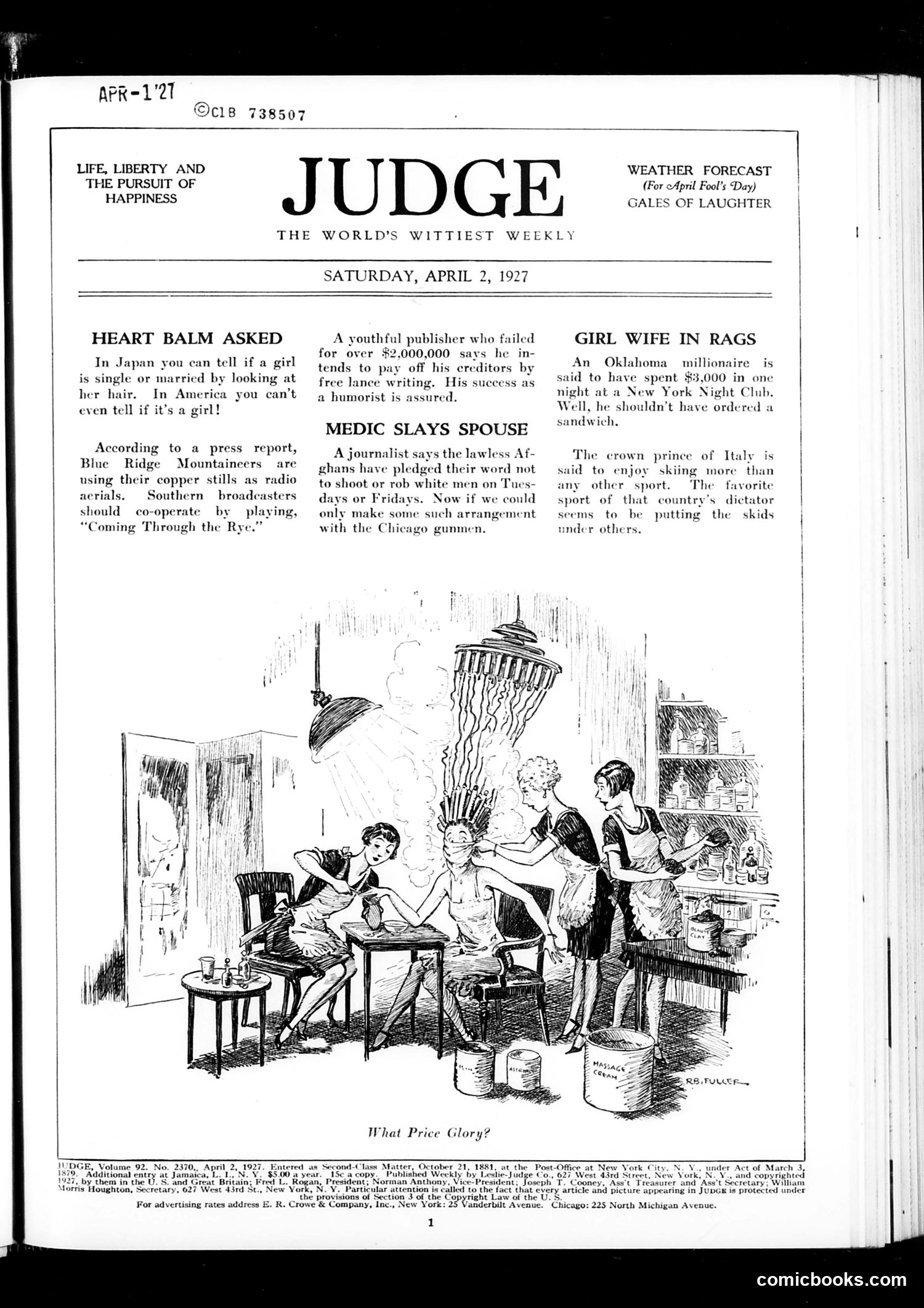 Judge — April 2, 1927 — page 3 of 36