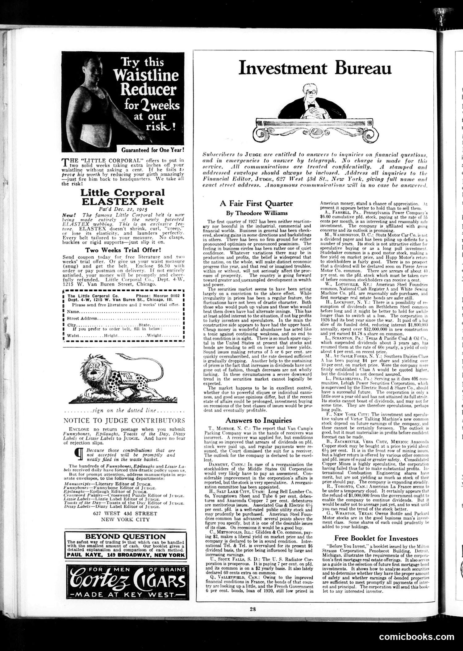 Judge — April 2, 1927 — page 30 of 36