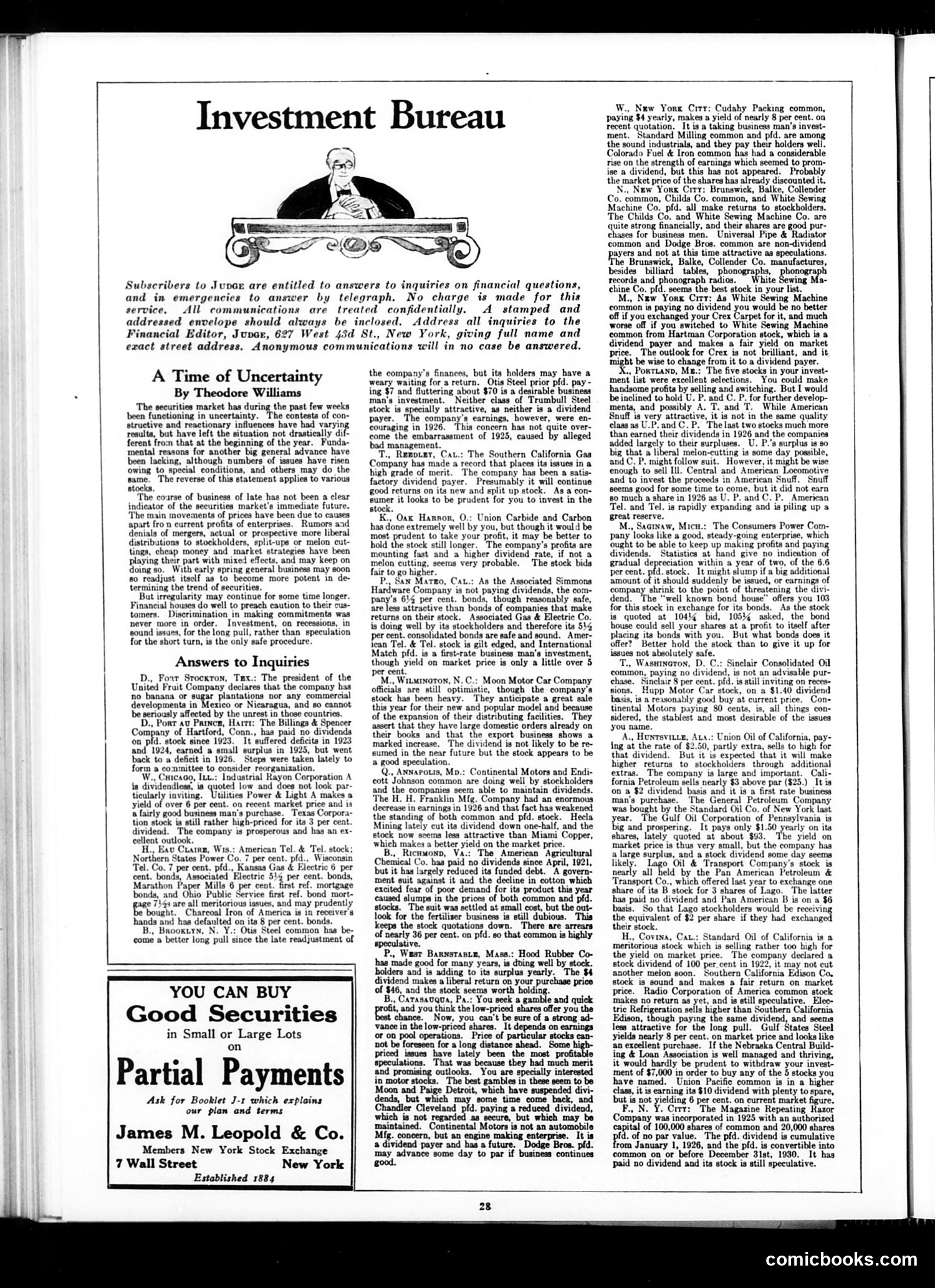 Judge — April 16, 1927 — page 30 of 36