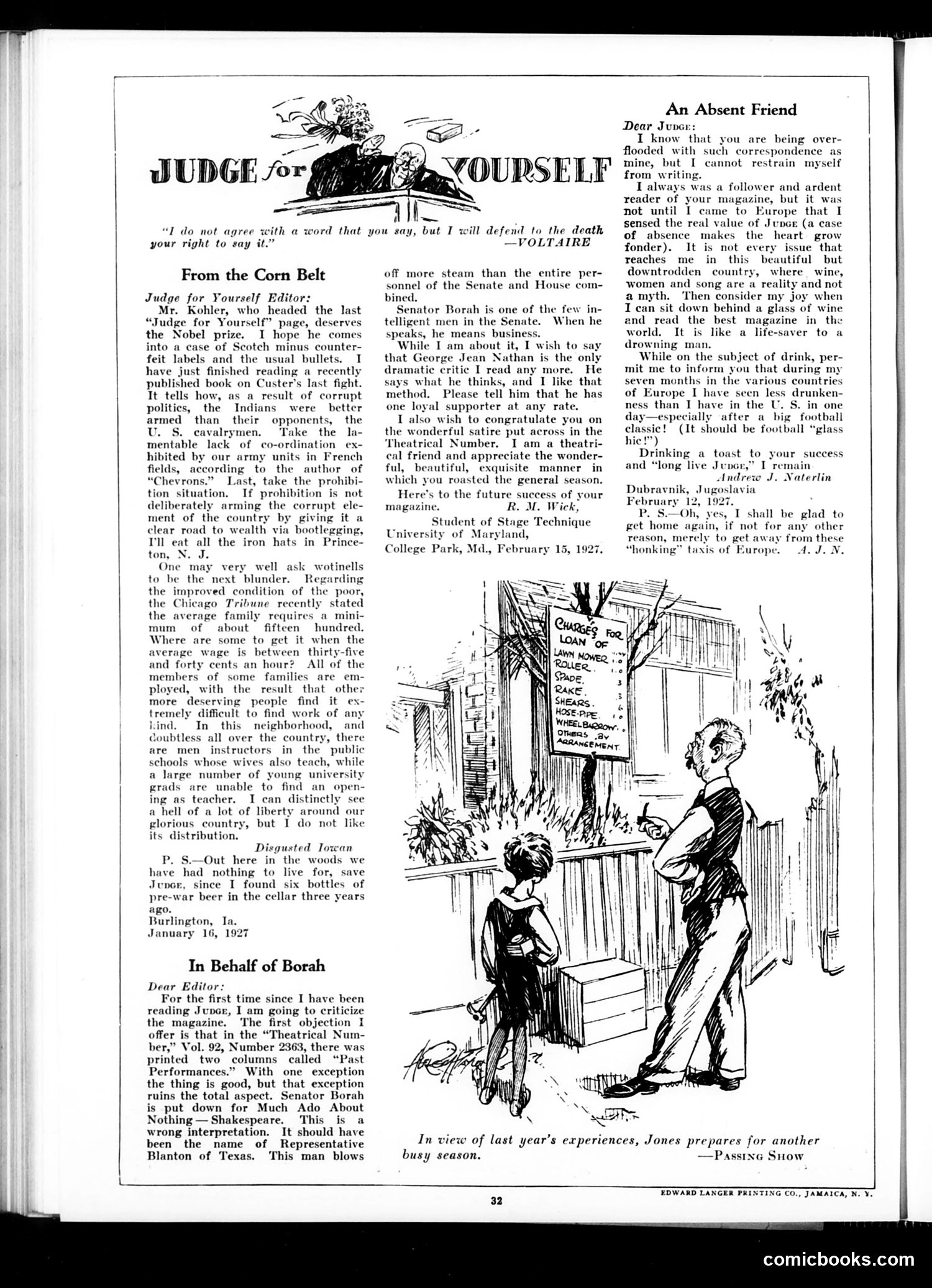 Judge — April 16, 1927 — page 34 of 36