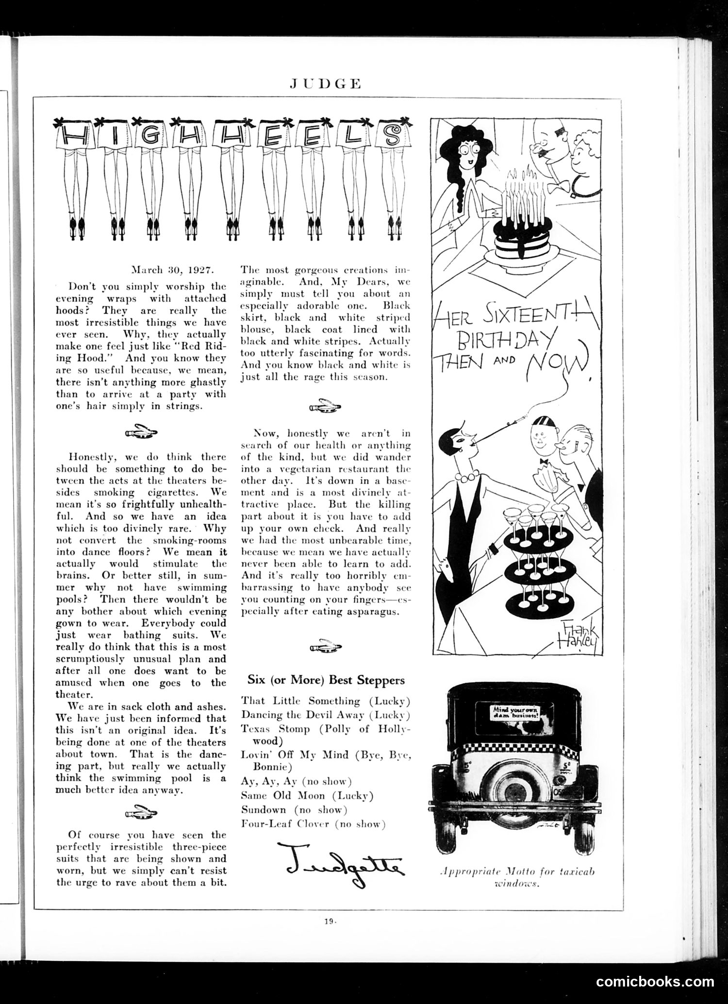 Judge — April 23, 1927 — page 21 of 36