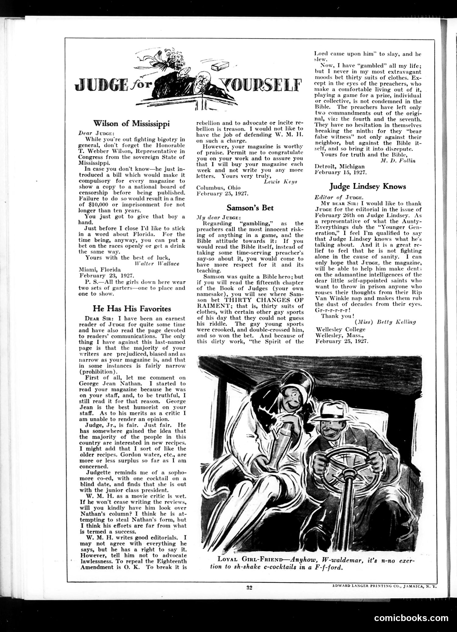 Judge — April 23, 1927 — page 34 of 36