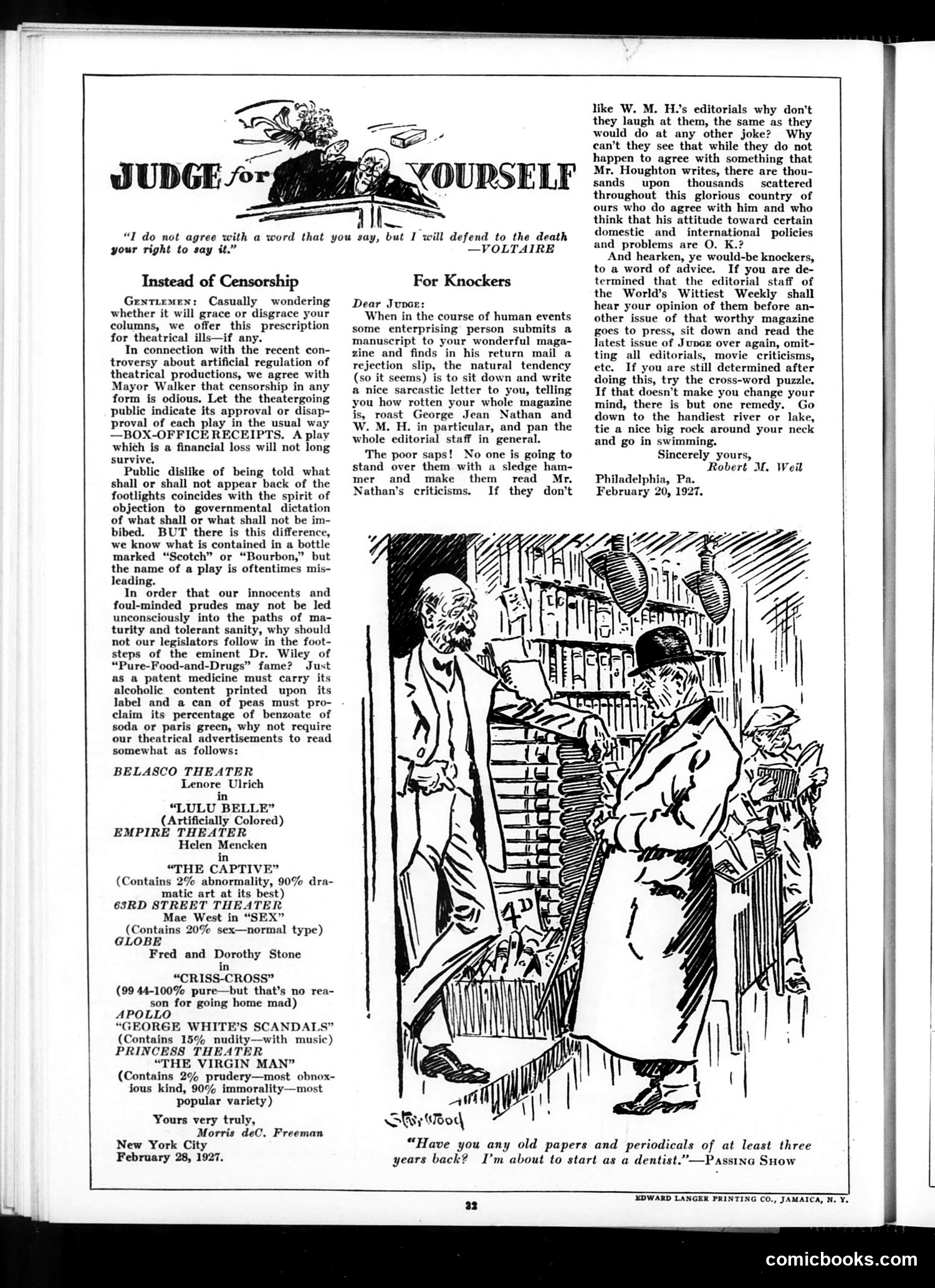 Judge — April 30, 1927 — page 34 of 36