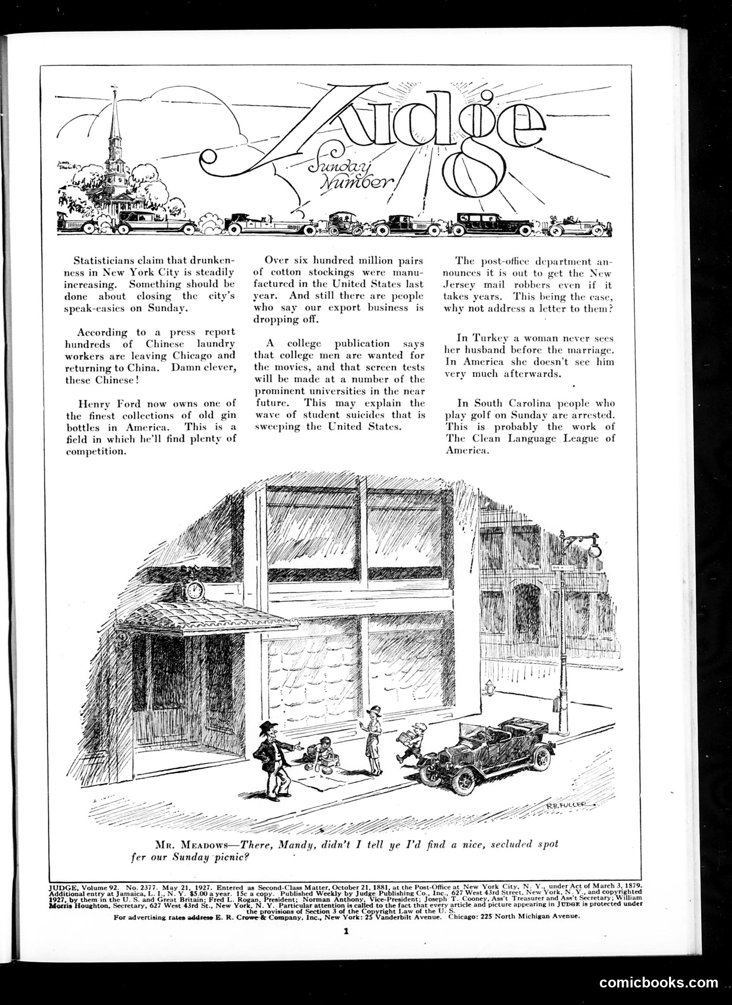 Judge — May 21, 1927 — page 3 of 36