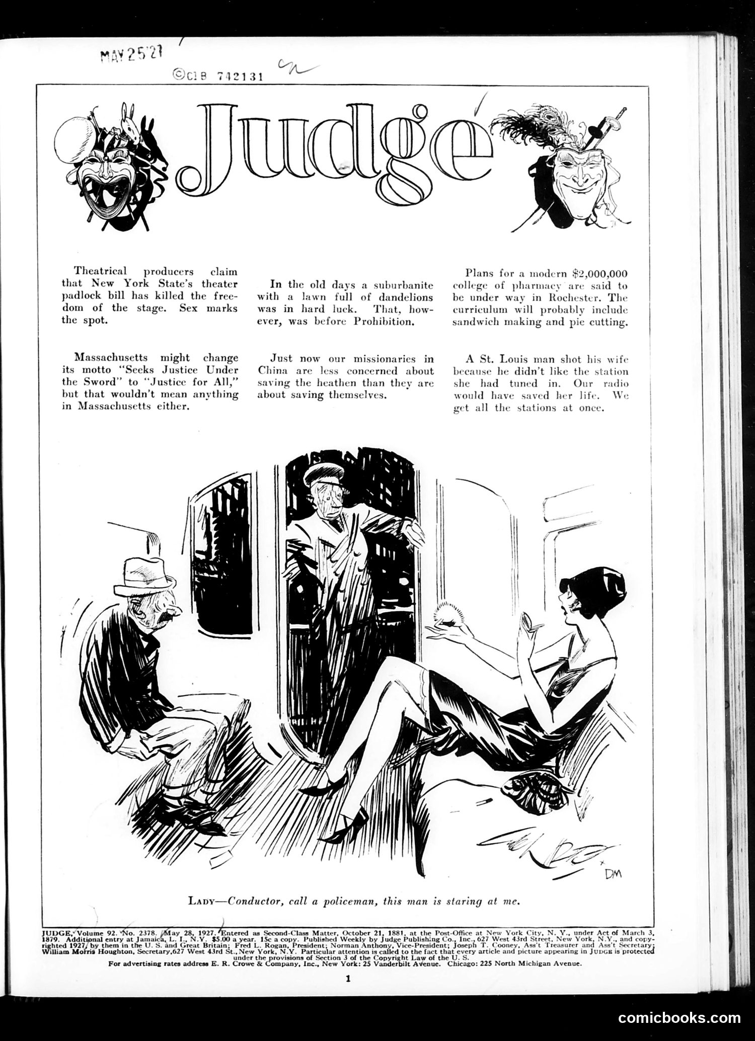 Judge — May 28, 1927 — page 3 of 36
