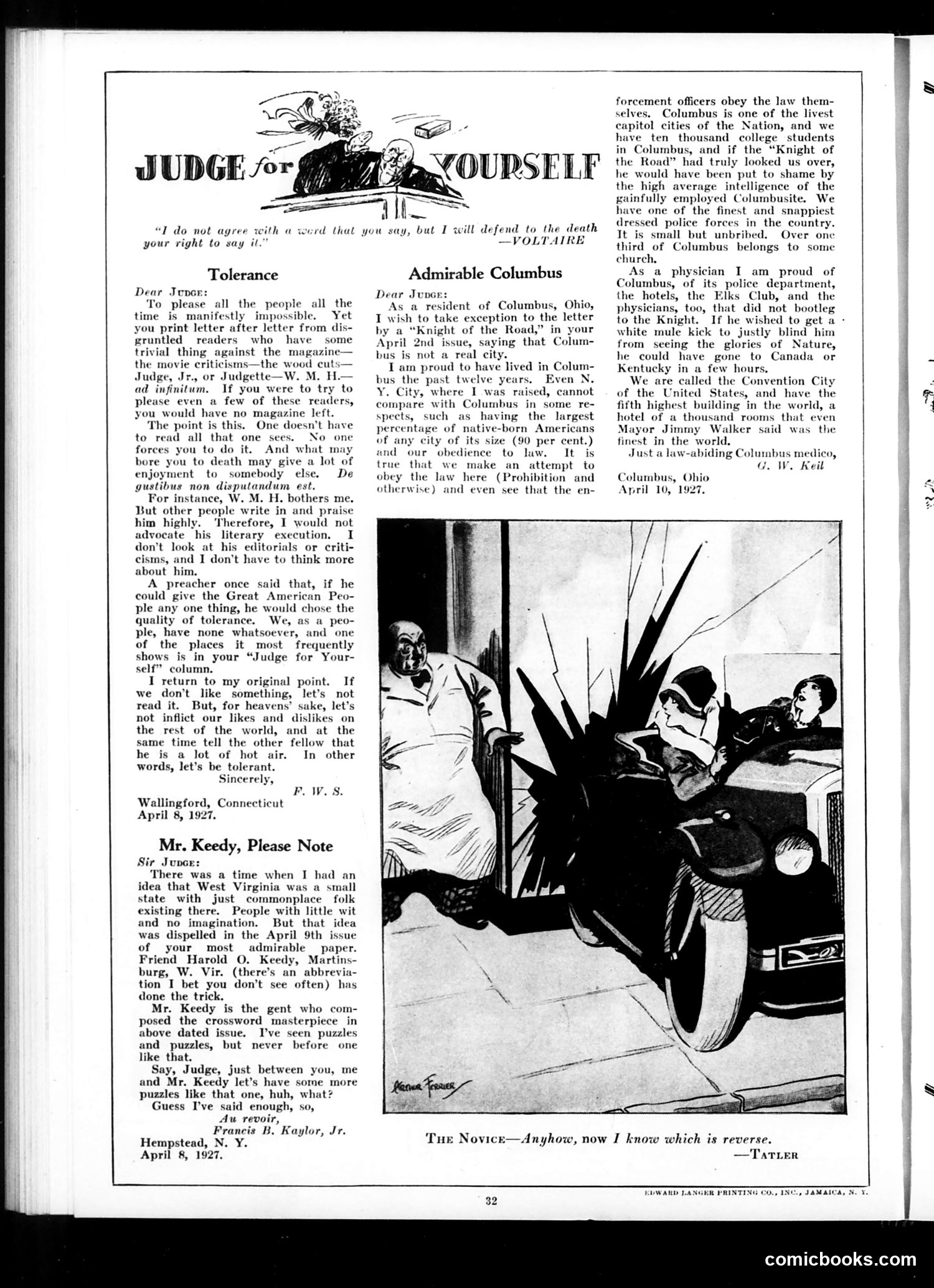 Judge — May 28, 1927 — page 34 of 36