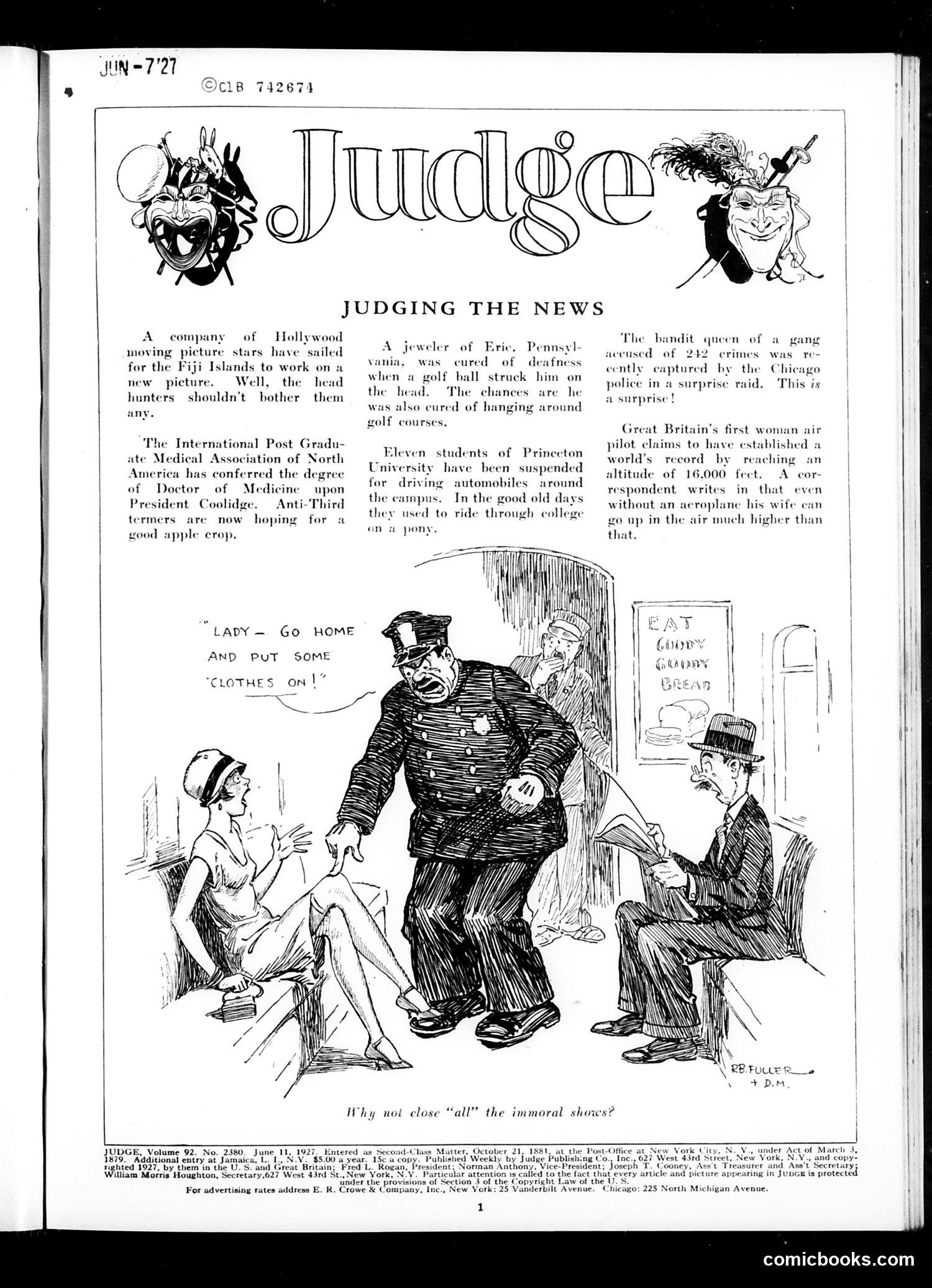 Judge — June 11, 1927 — page 3 of 36