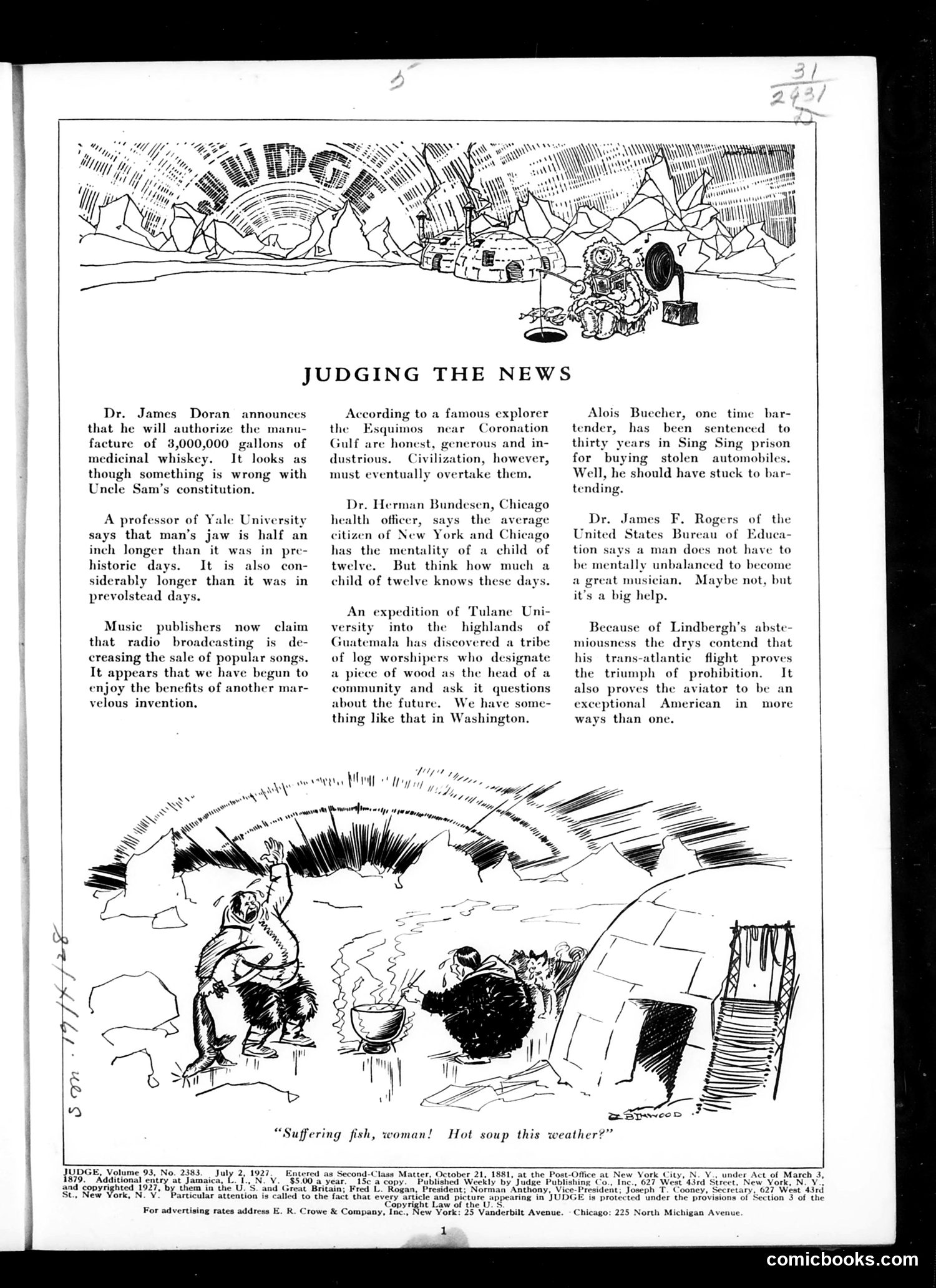 Judge — July 2, 1927 — page 3 of 36