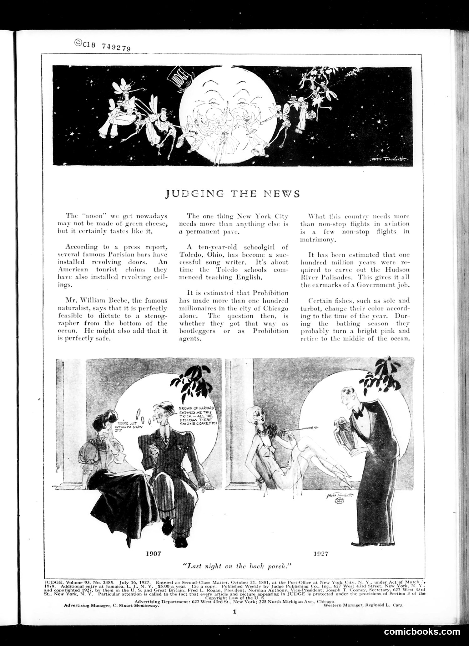 Judge — July 16, 1927 — page 3 of 40