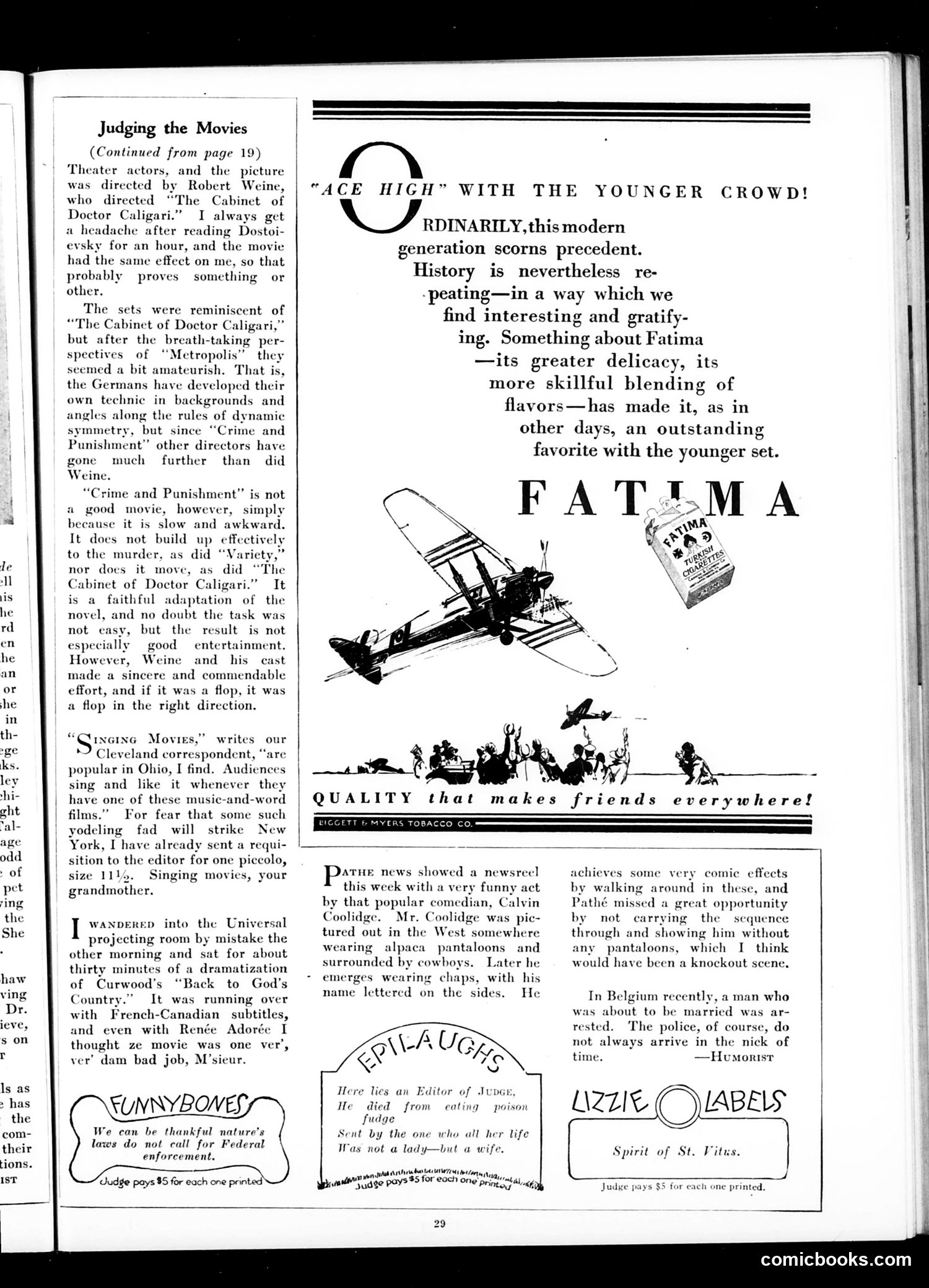 Judge — August 6, 1927 — page 31 of 36
