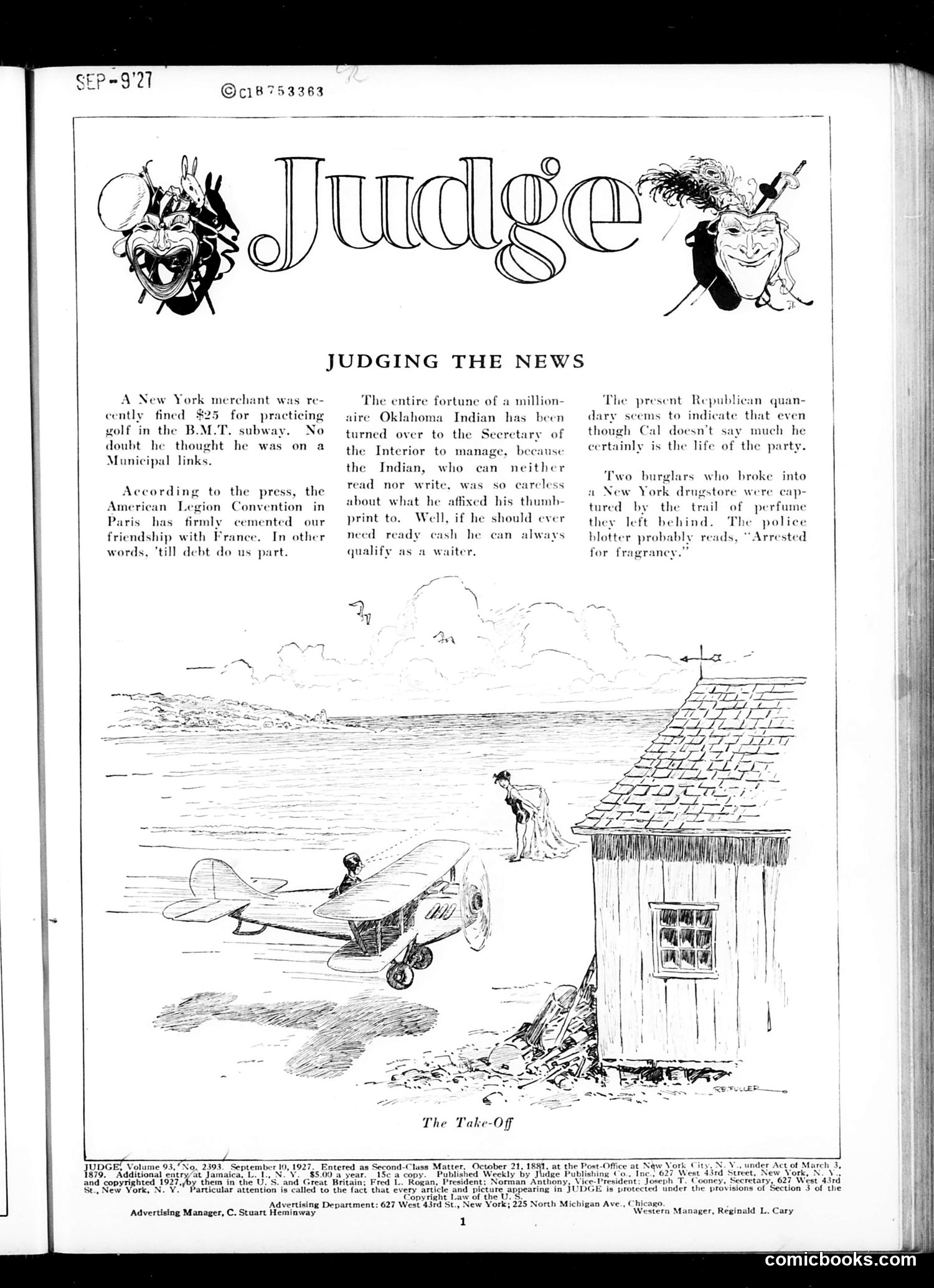 Judge — September 10, 1927 — page 3 of 36
