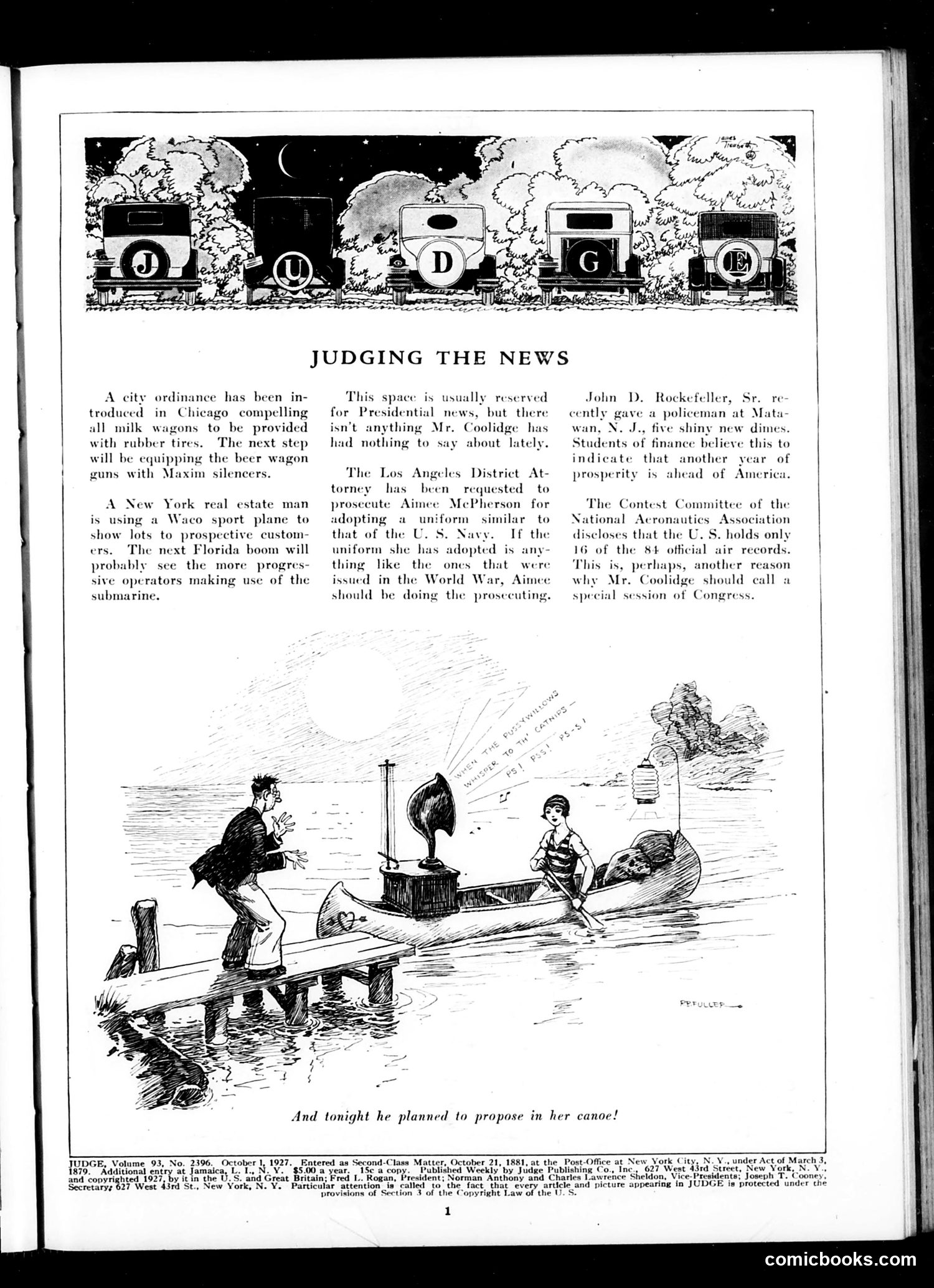 Judge — October 1, 1927 — page 3 of 36