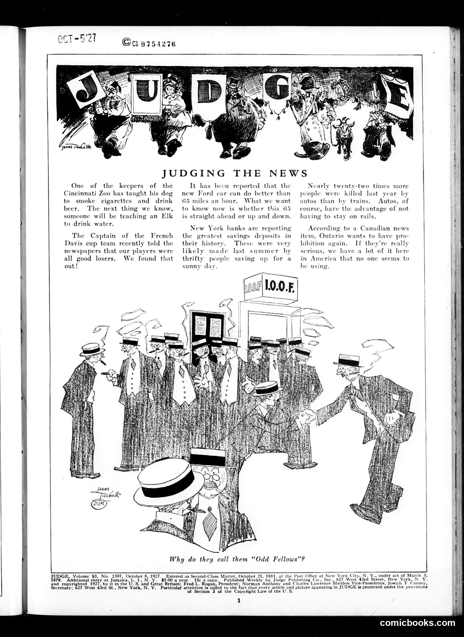 Judge — October 8, 1927 — page 3 of 36