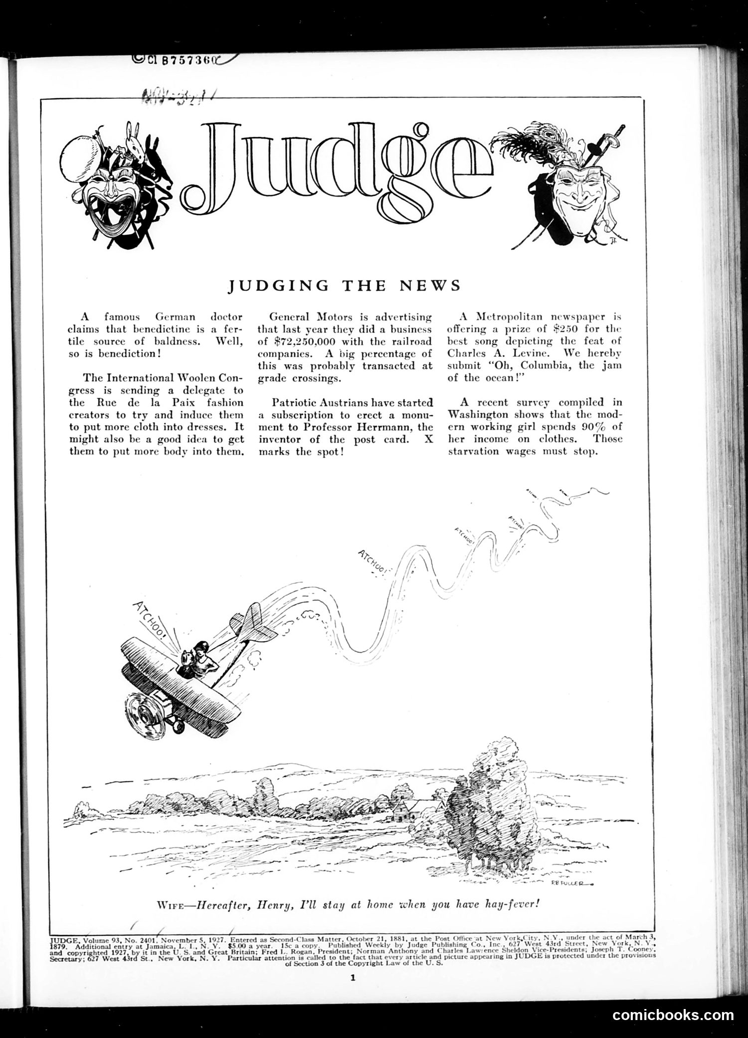 Judge — October 29, 1927 — page 3 of 36