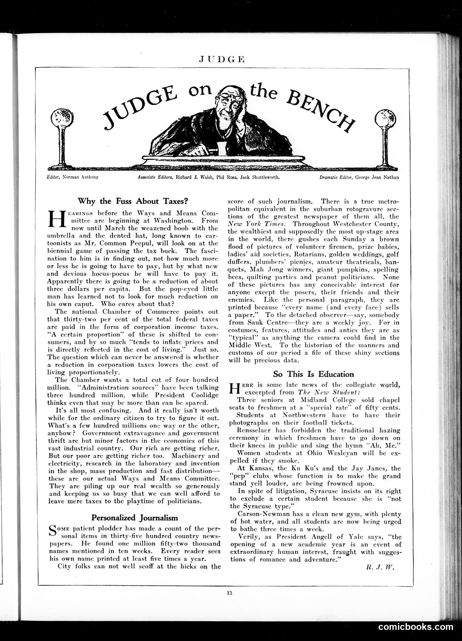 Judge — October 29, 1927 — page 15 of 36