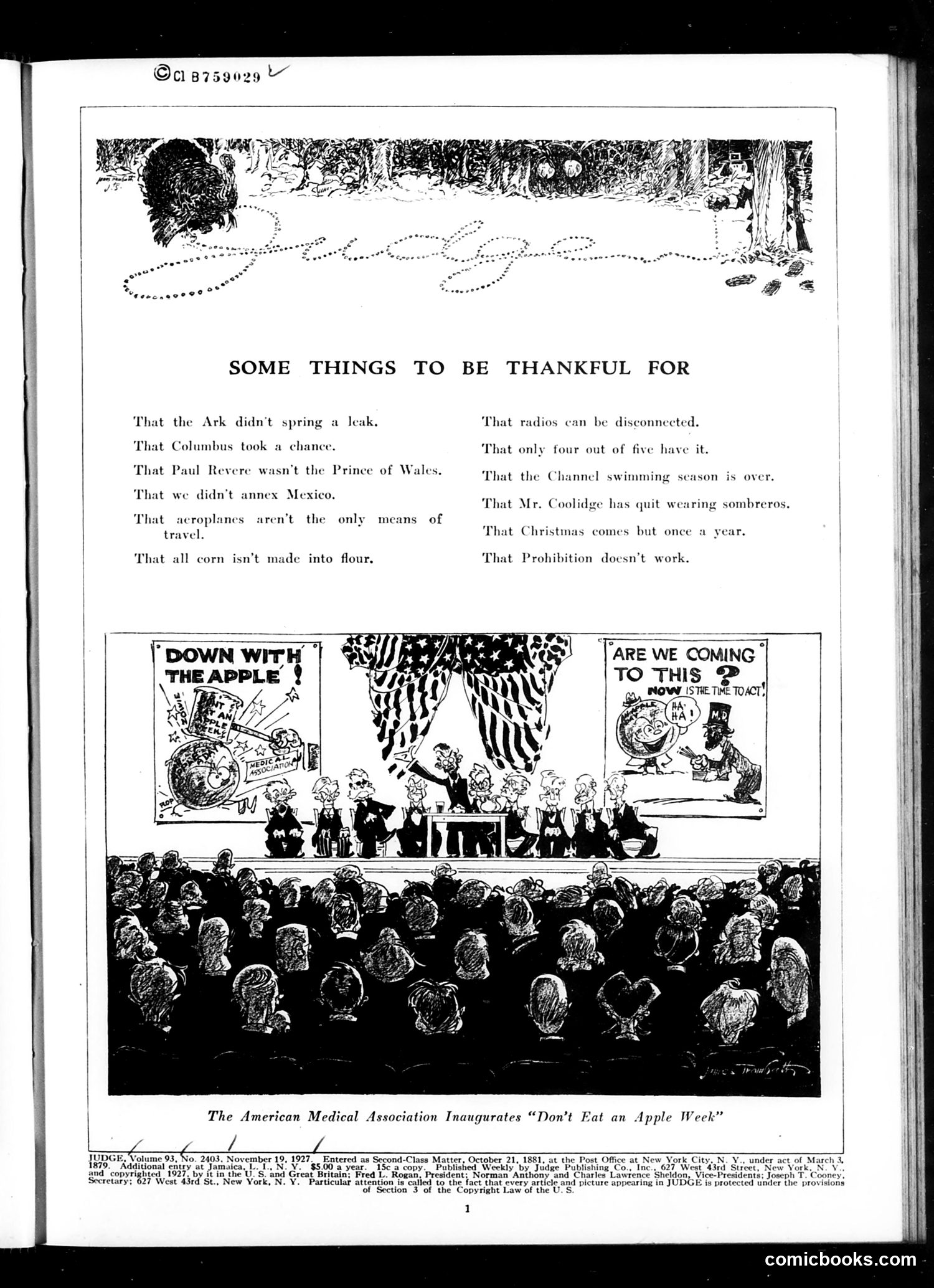 Judge — November 12, 1927 — page 3 of 36