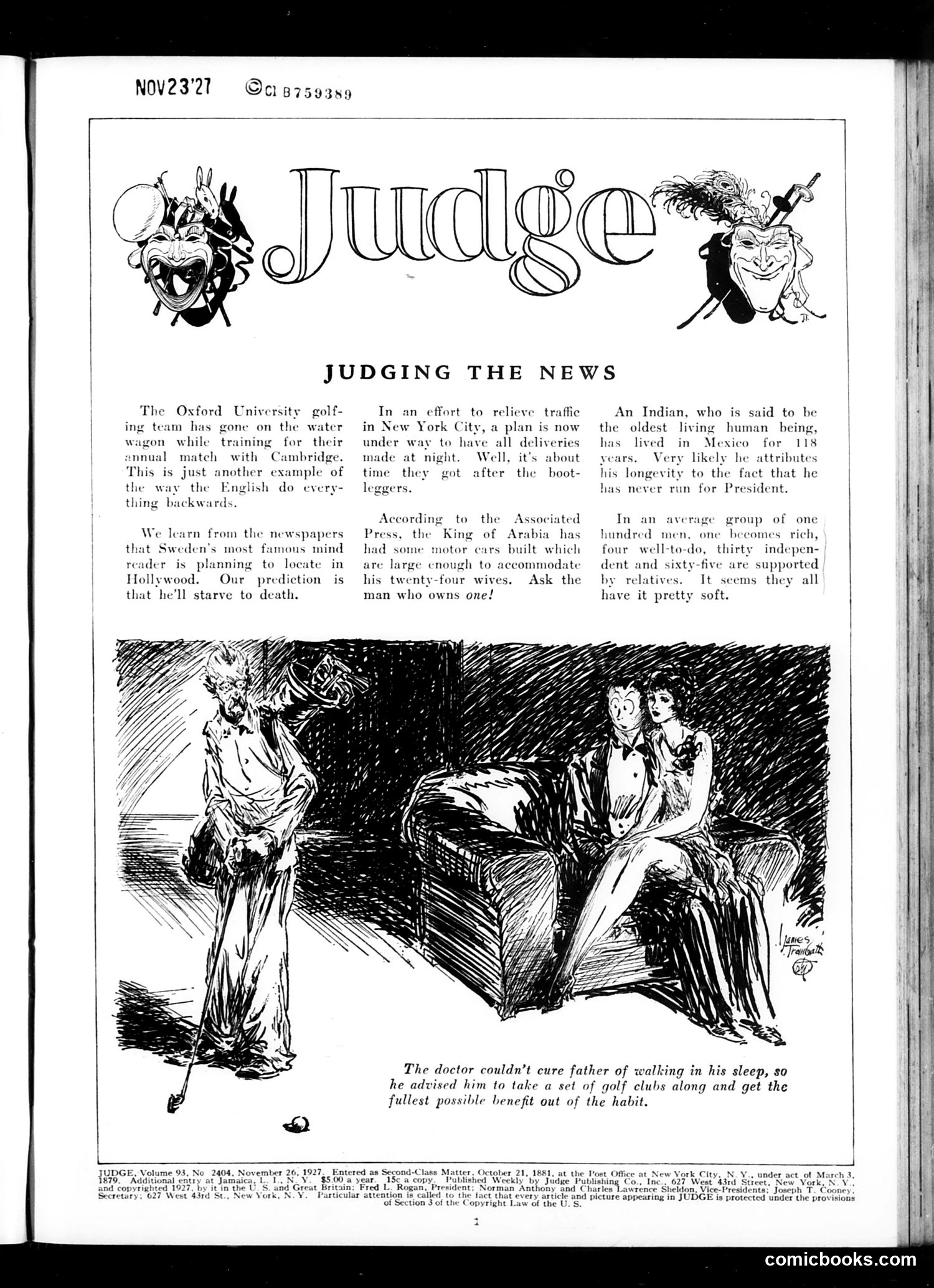 Judge — November 19, 1927 — page 3 of 36