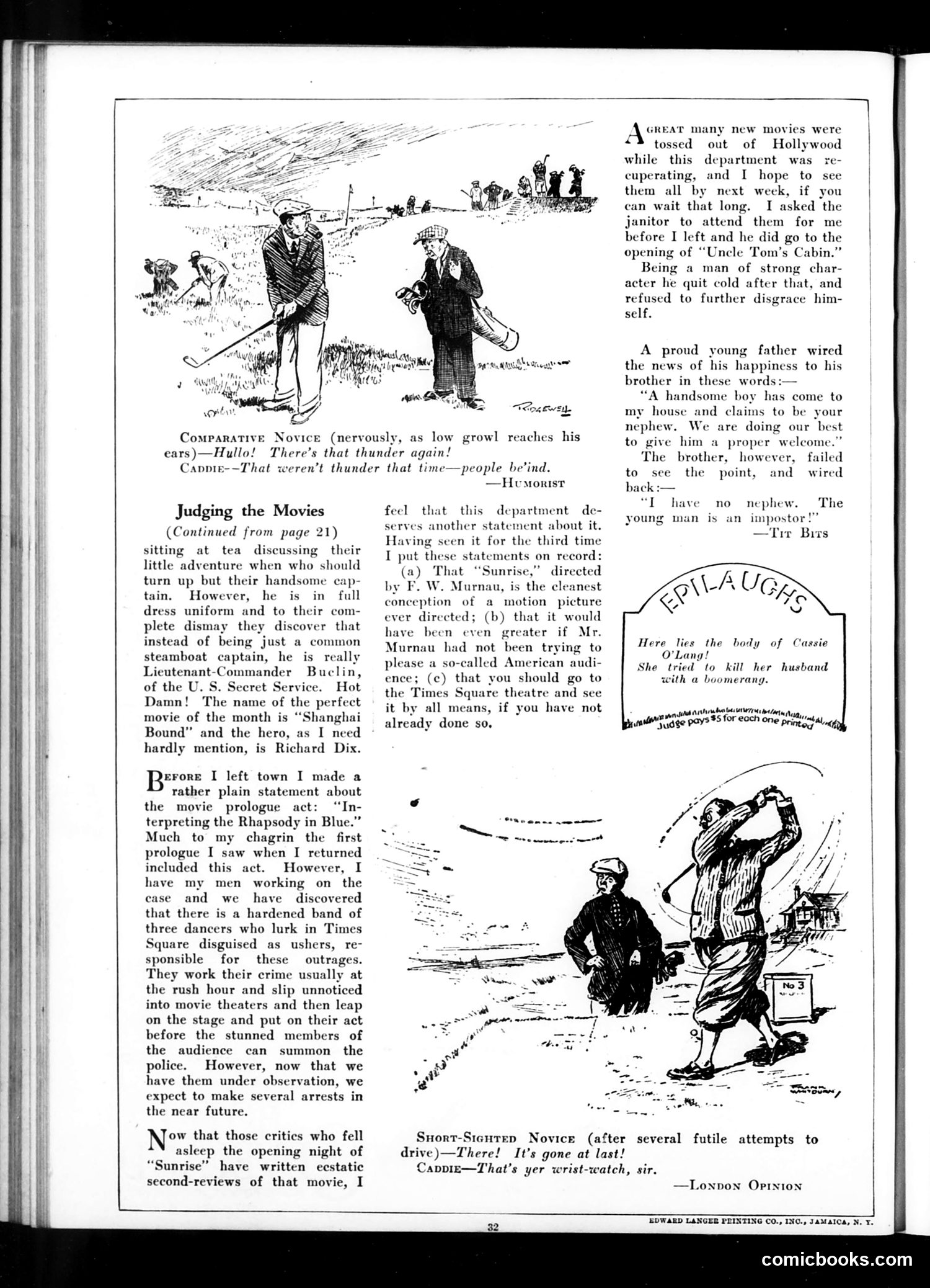 Judge — November 19, 1927 — page 34 of 36