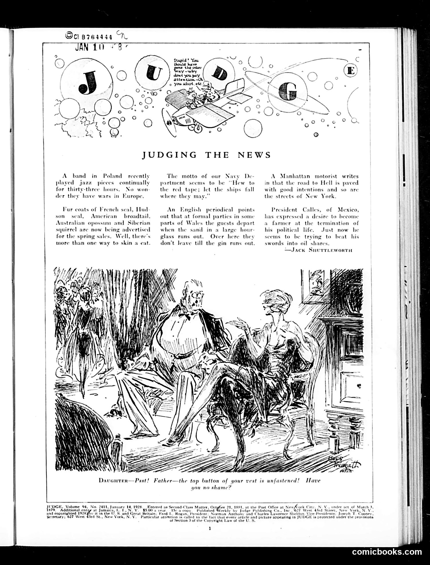 Judge — January 14, 1928 — page 3 of 36
