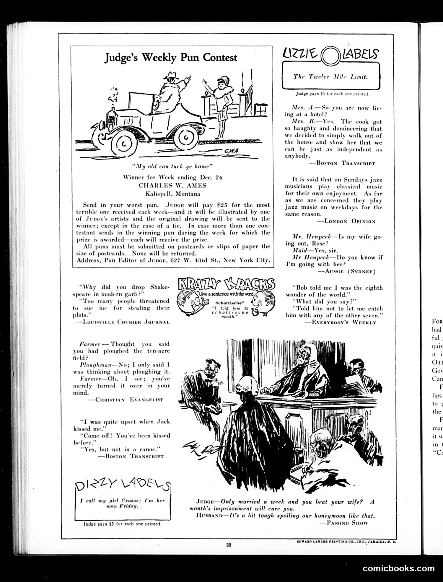 Judge — January 14, 1928 — page 34 of 36