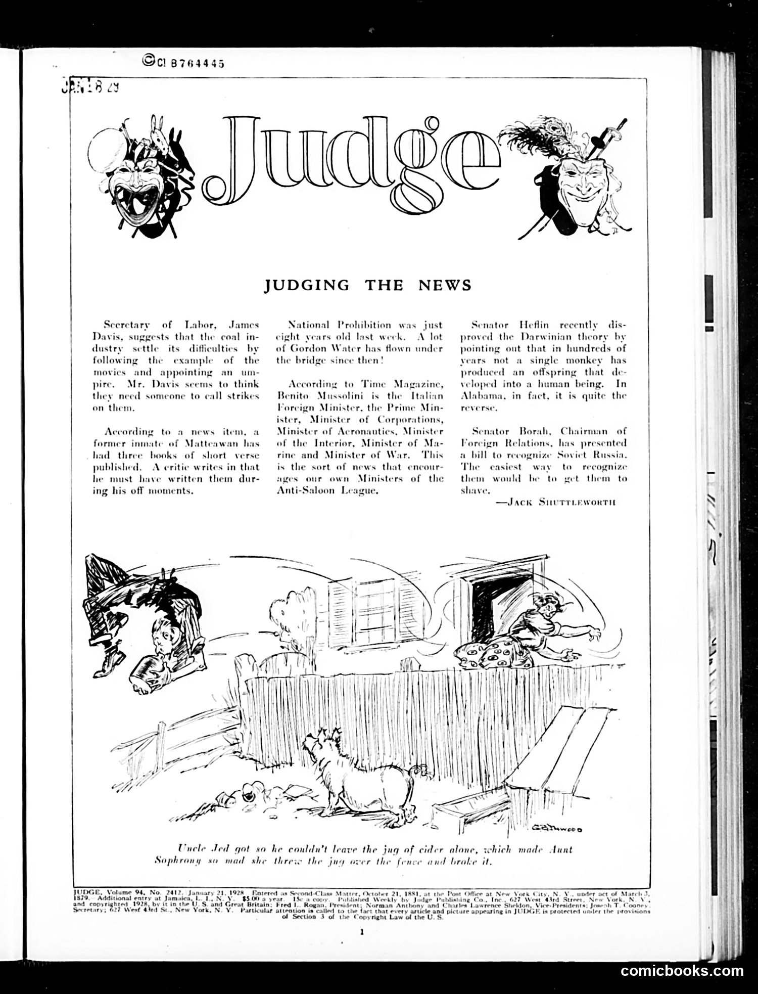 Judge — January 21, 1928 — page 3 of 36