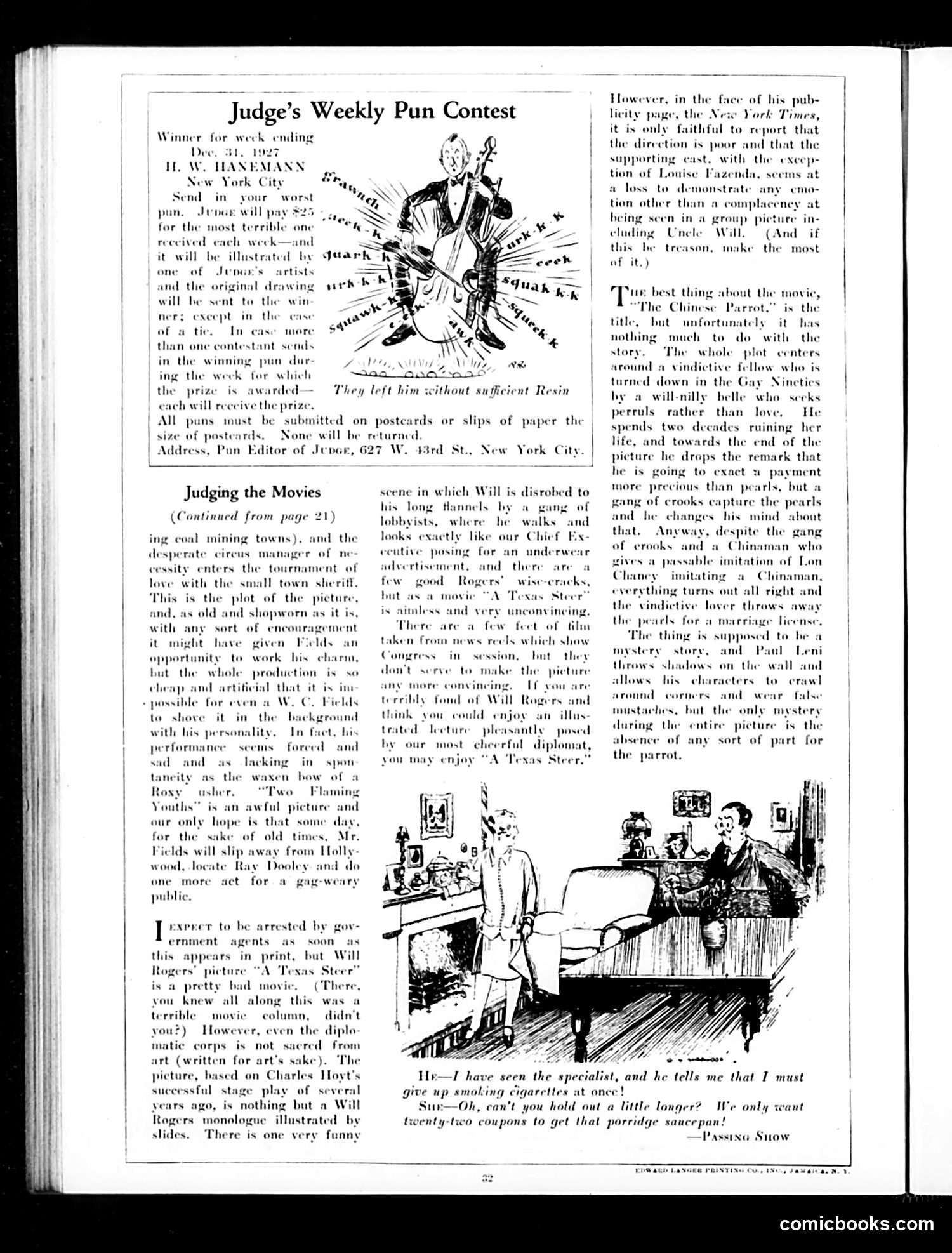 Judge — January 21, 1928 — page 34 of 36