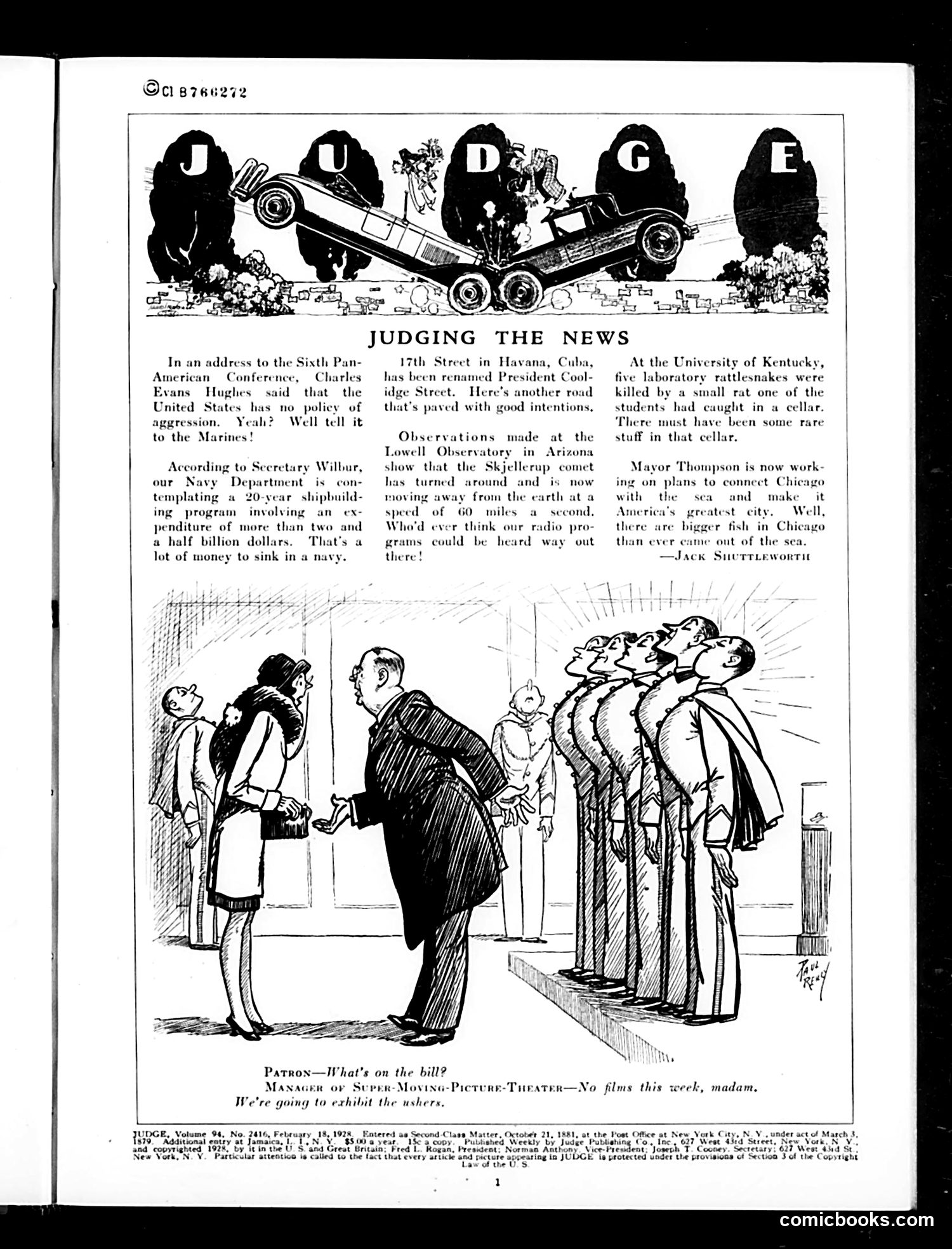 Judge — February 18, 1928 — page 3 of 36
