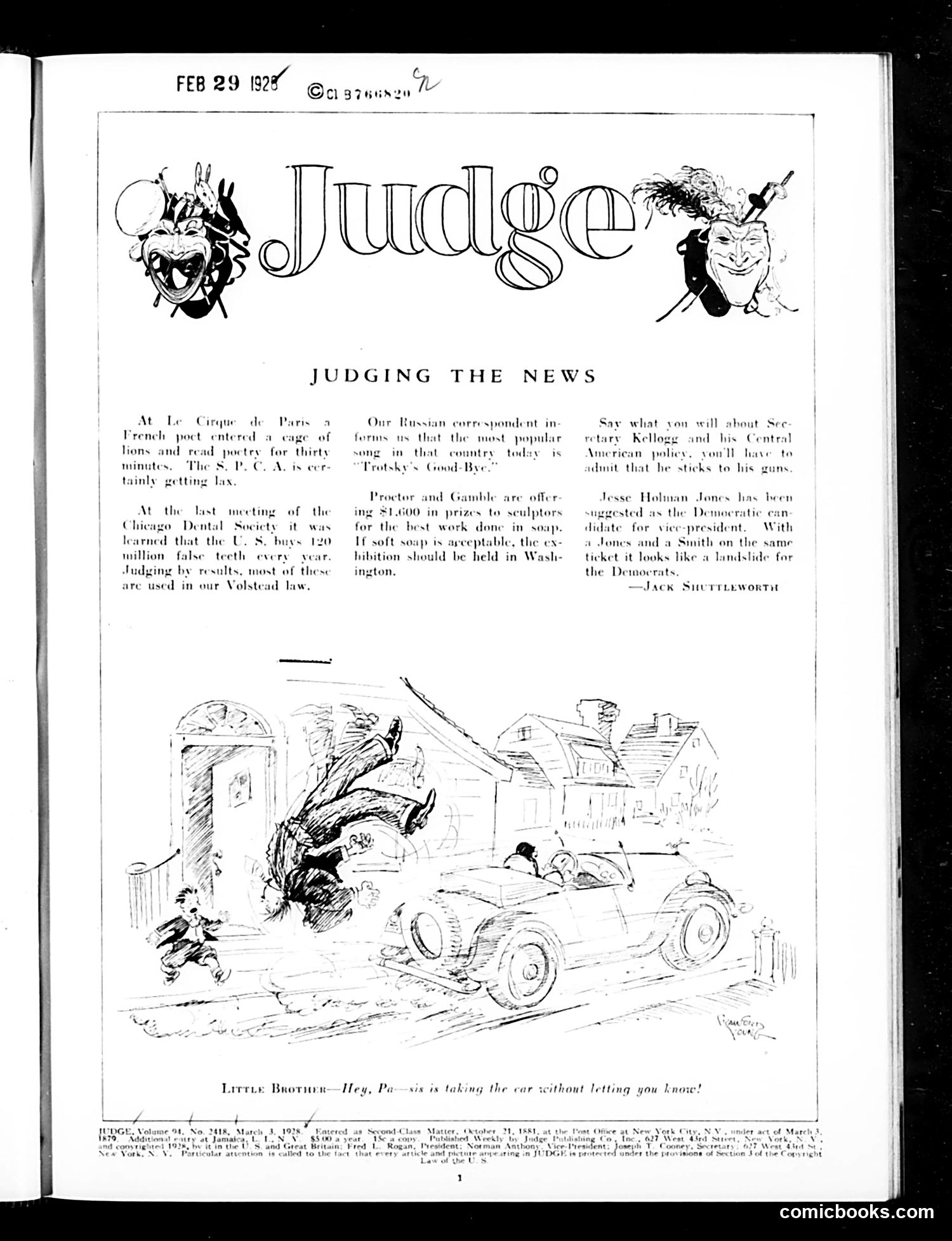 Judge — March 3, 1928 — page 3 of 36