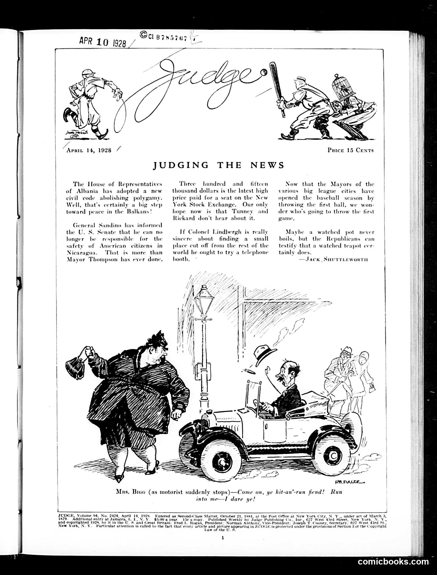 Judge — April 14, 1928 — page 3 of 36