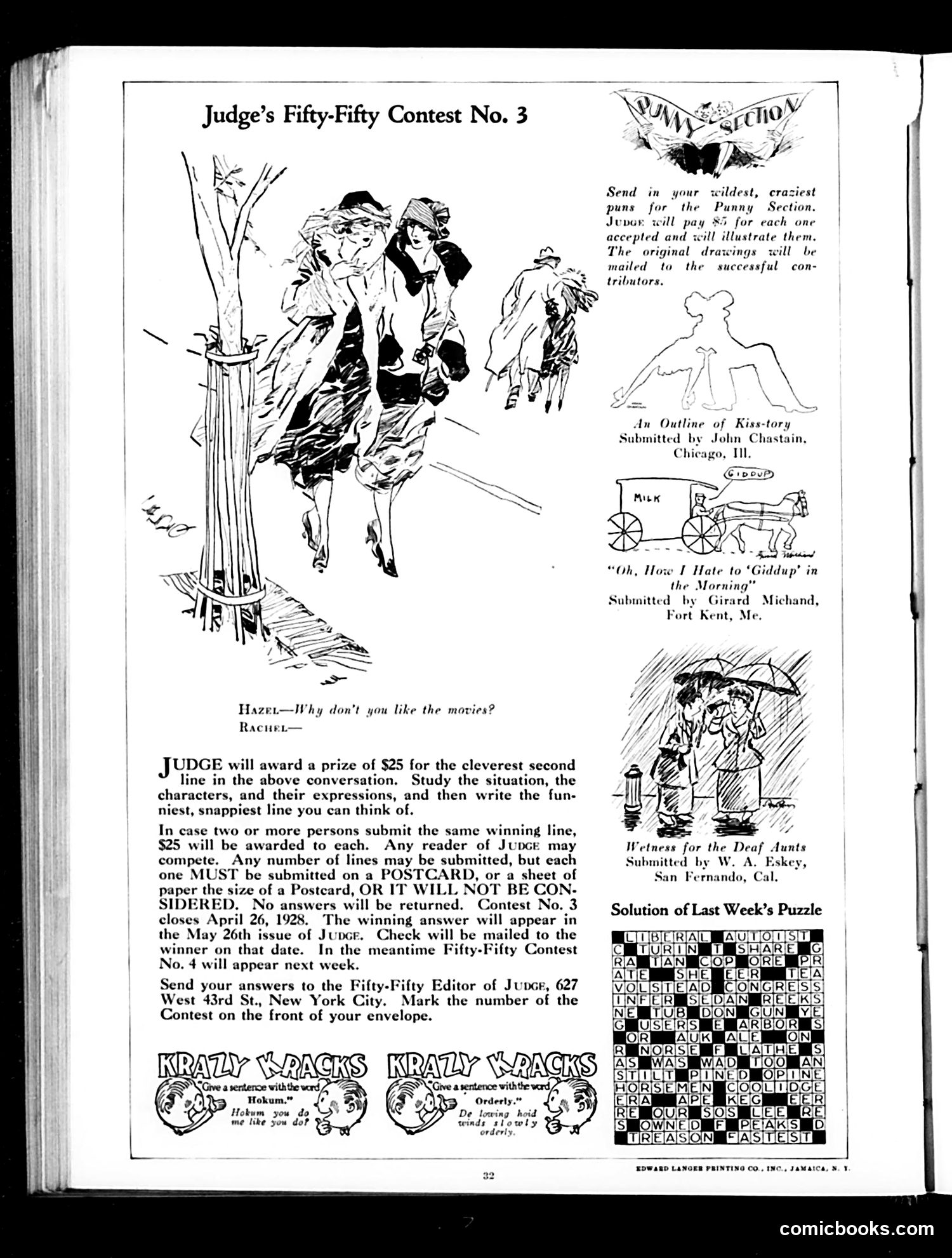 Judge — April 14, 1928 — page 34 of 36