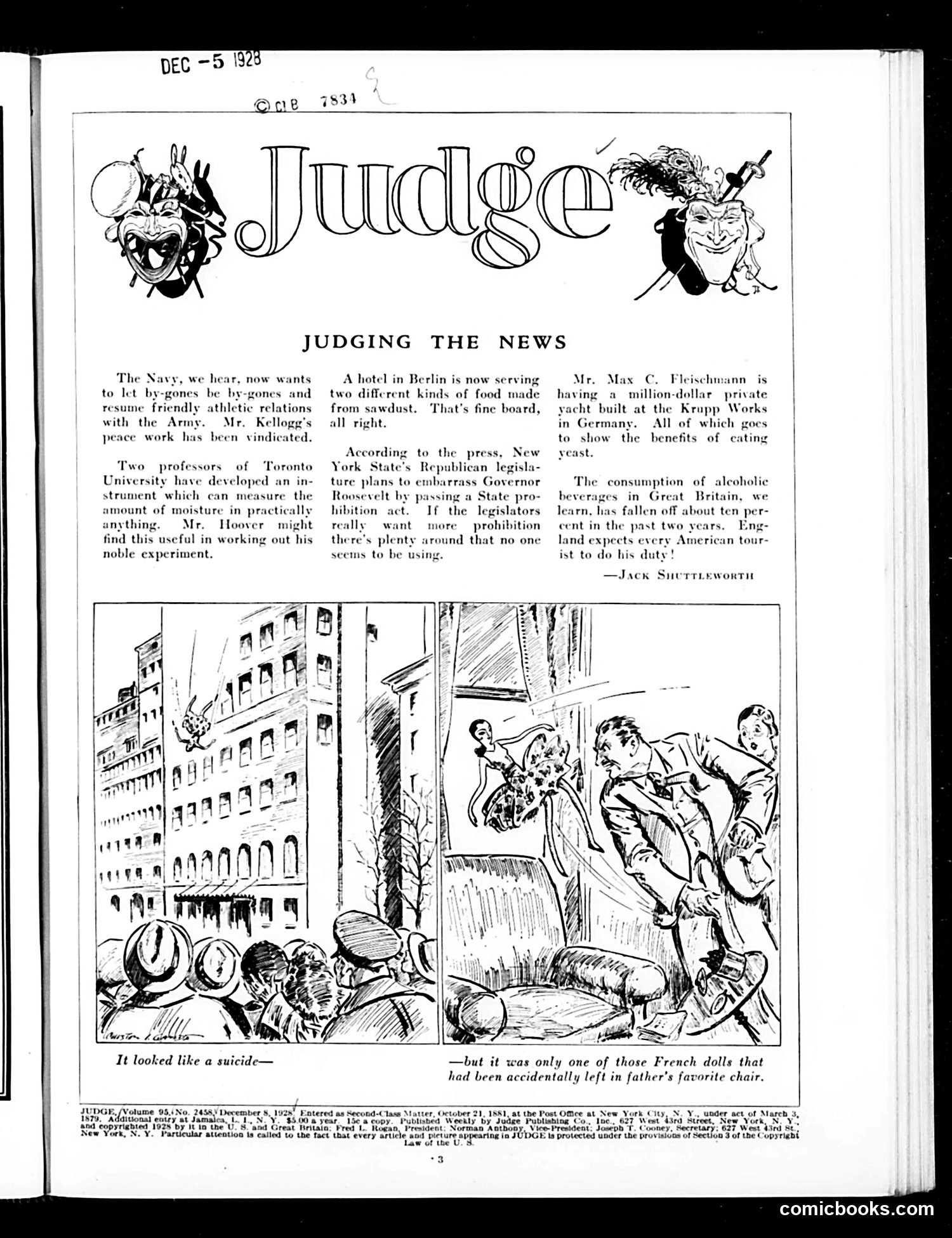 Judge — December 8, 1928 — page 5 of 36