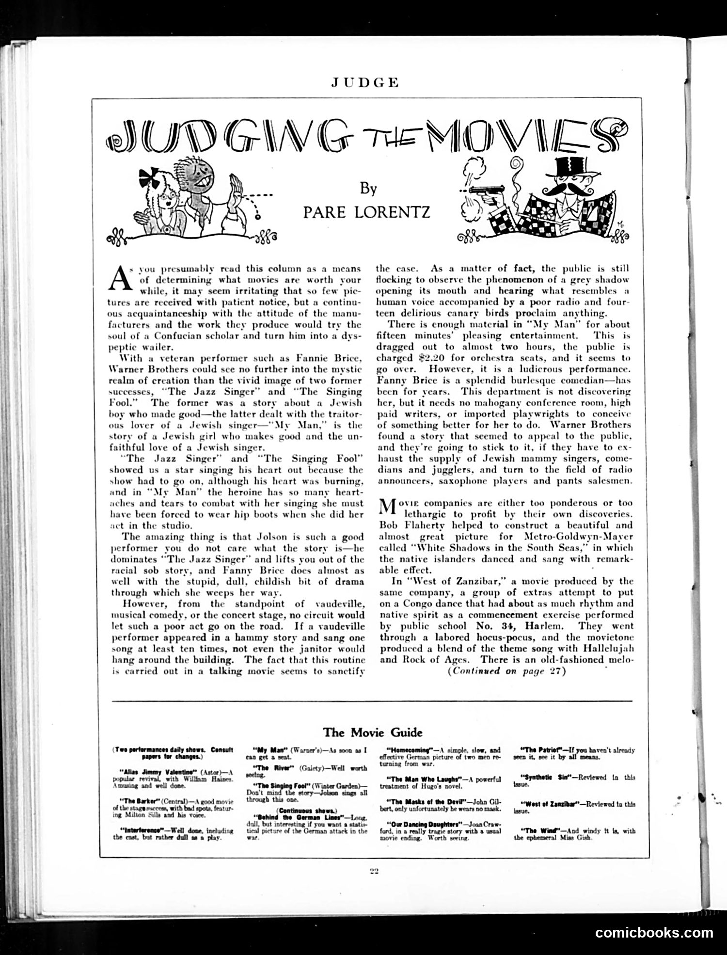 Judge — January 26, 1929 — page 22 of 34
