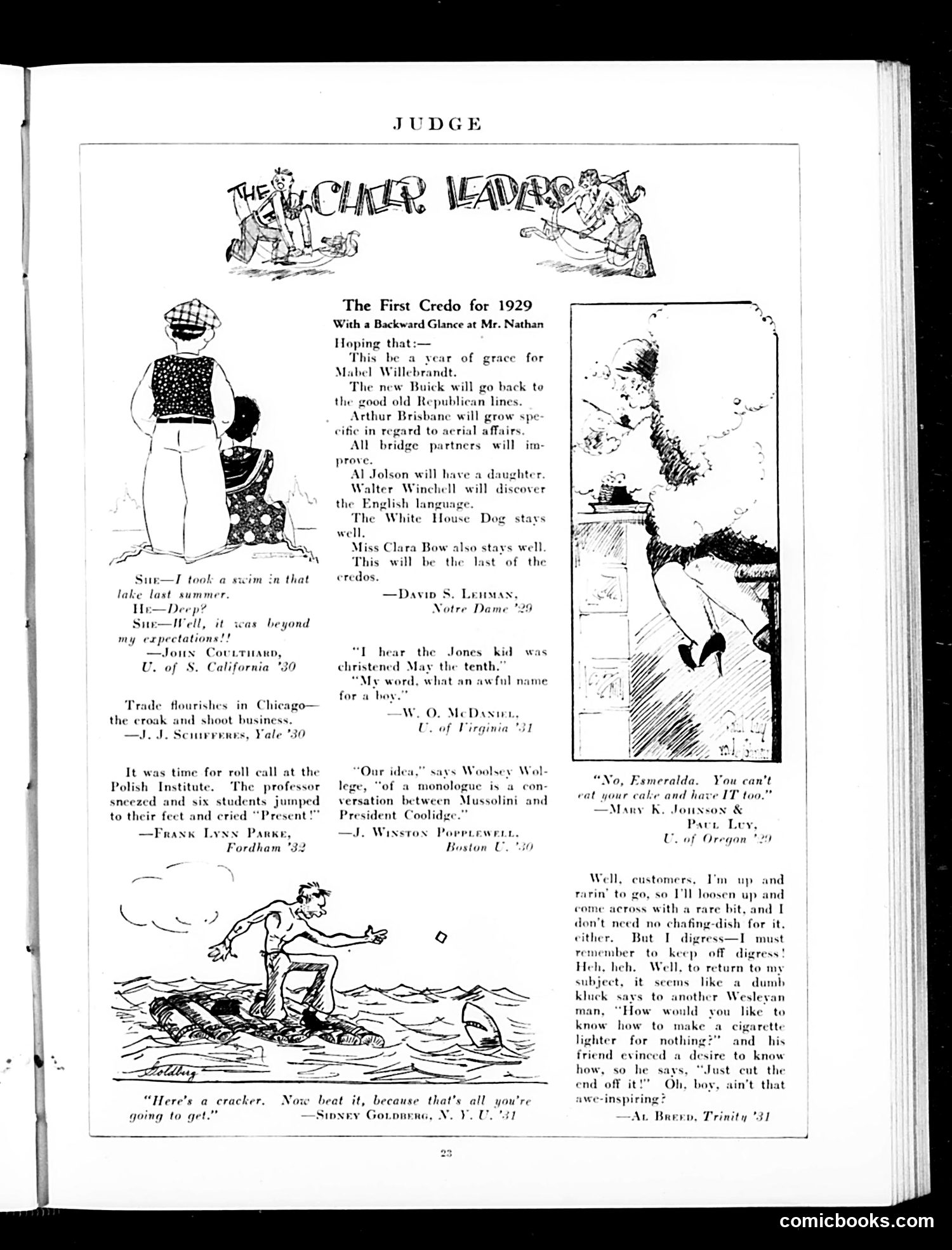 Judge — January 26, 1929 — page 23 of 34