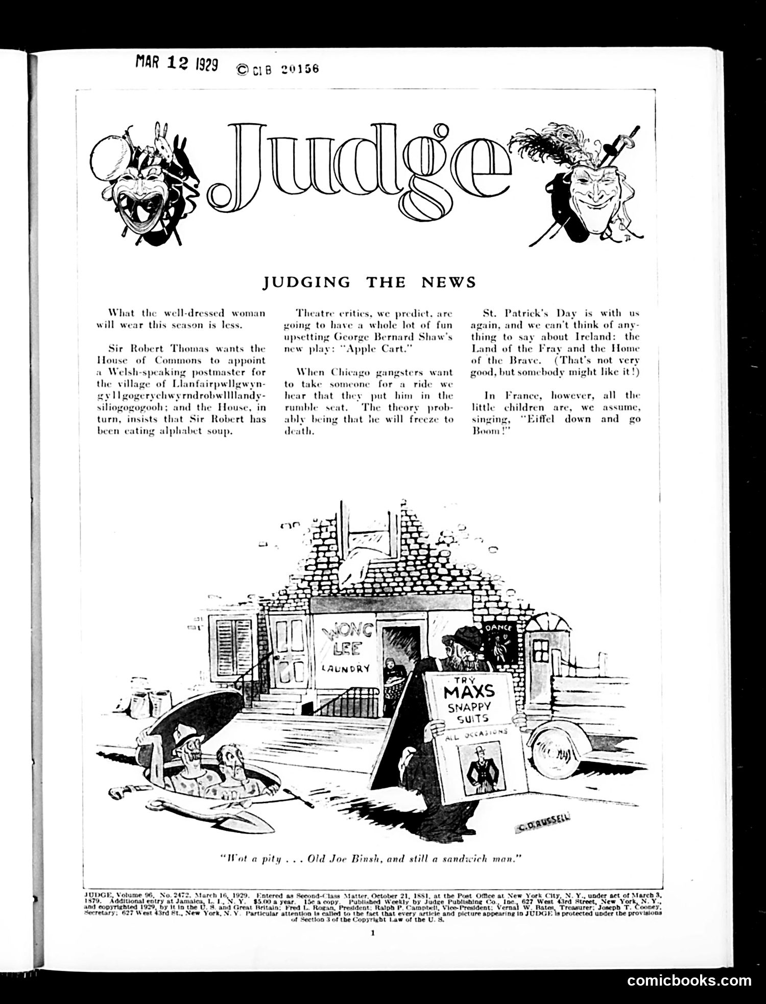Judge — March 16, 1929 — page 3 of 36