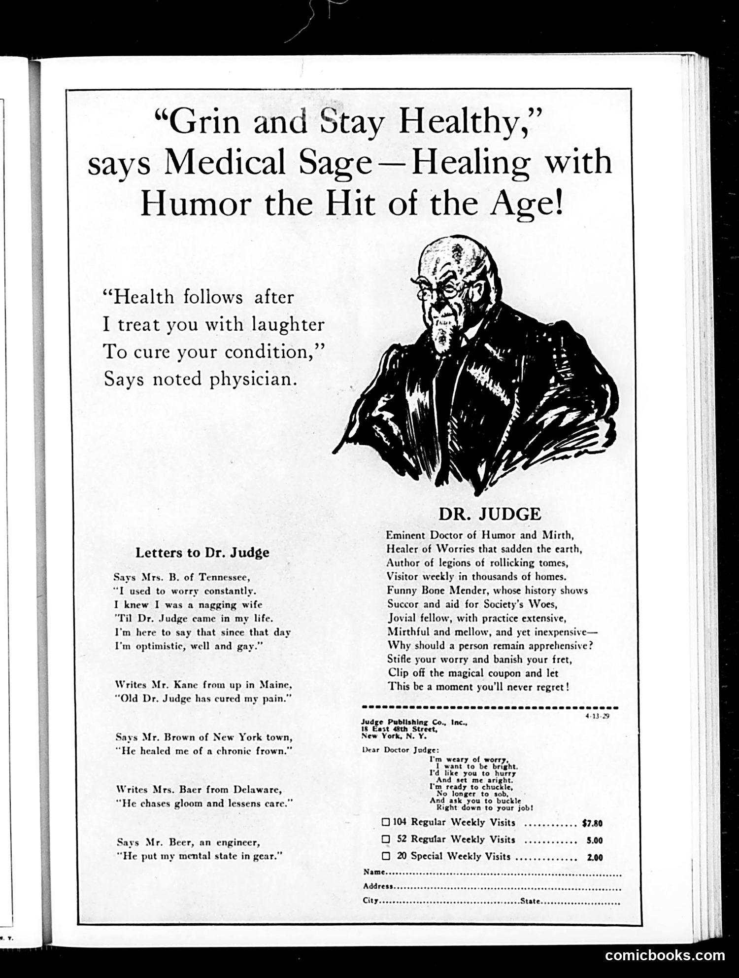Judge — April 13, 1929 — page 35 of 36