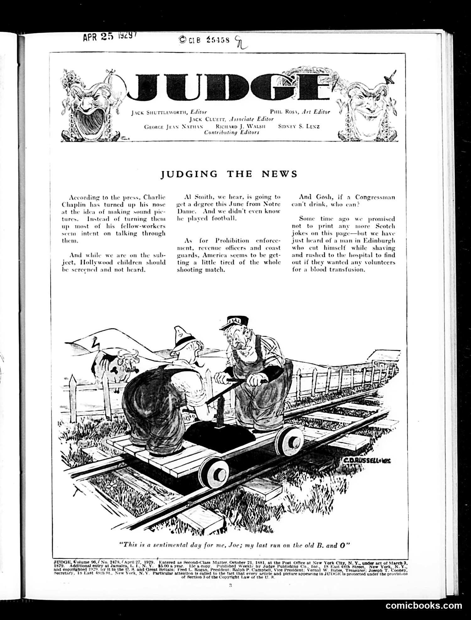 Judge — April 27, 1929 — page 5 of 36