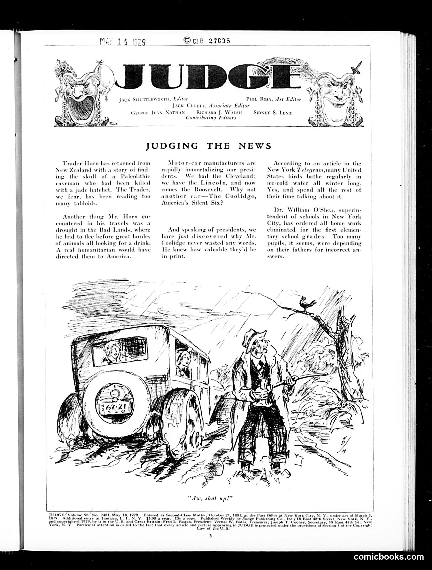 Judge — May 18, 1929 — page 5 of 36