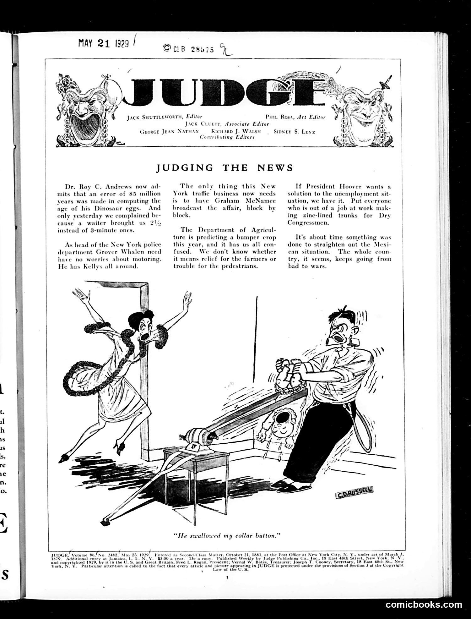 Judge — May 25, 1929 — page 3 of 36